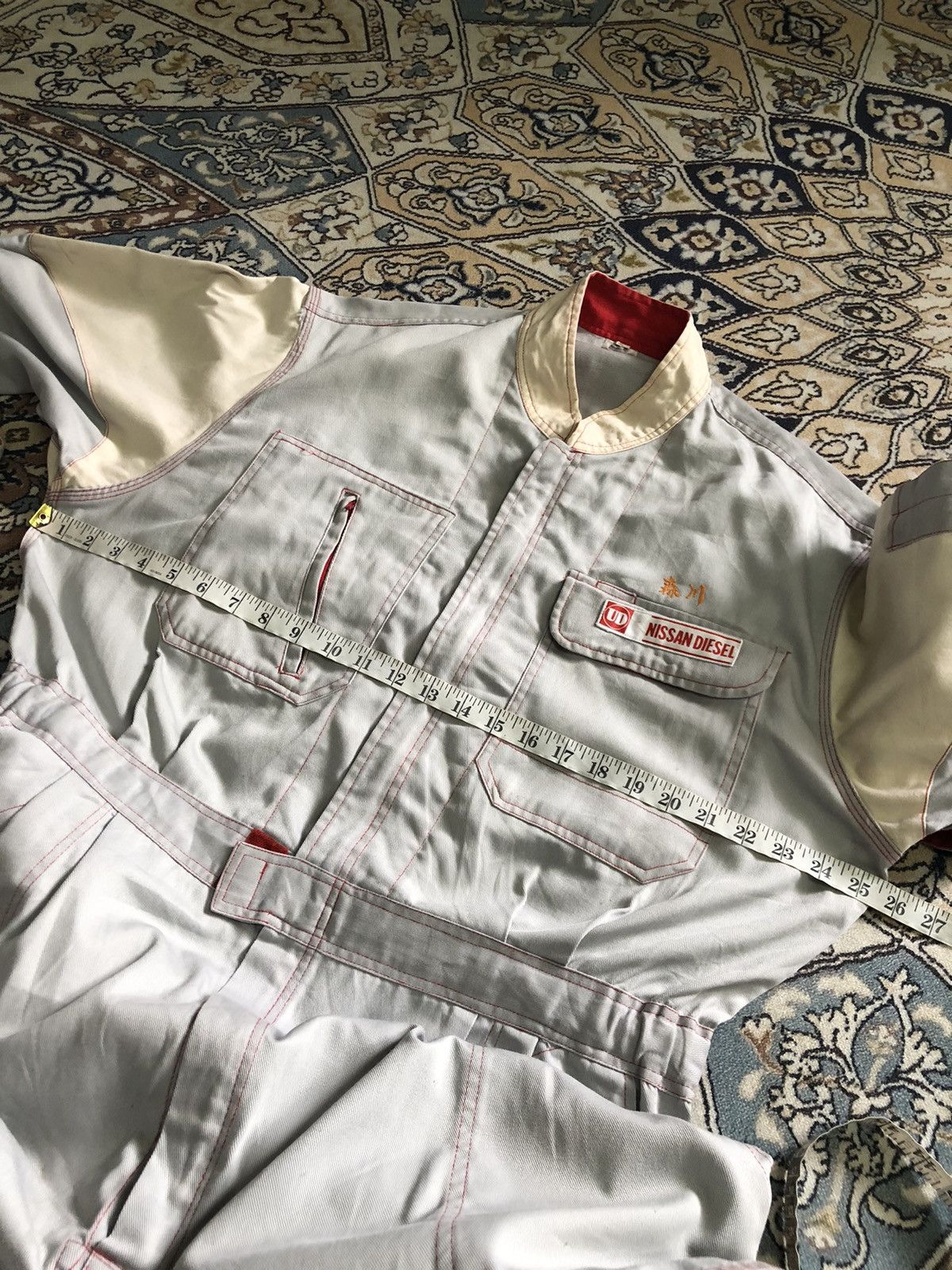 Japanese Brand Vintage Nissan Team Worker Coverall/Jumpsuit Size US XXL / EU 58 / 5 - 17 Thumbnail