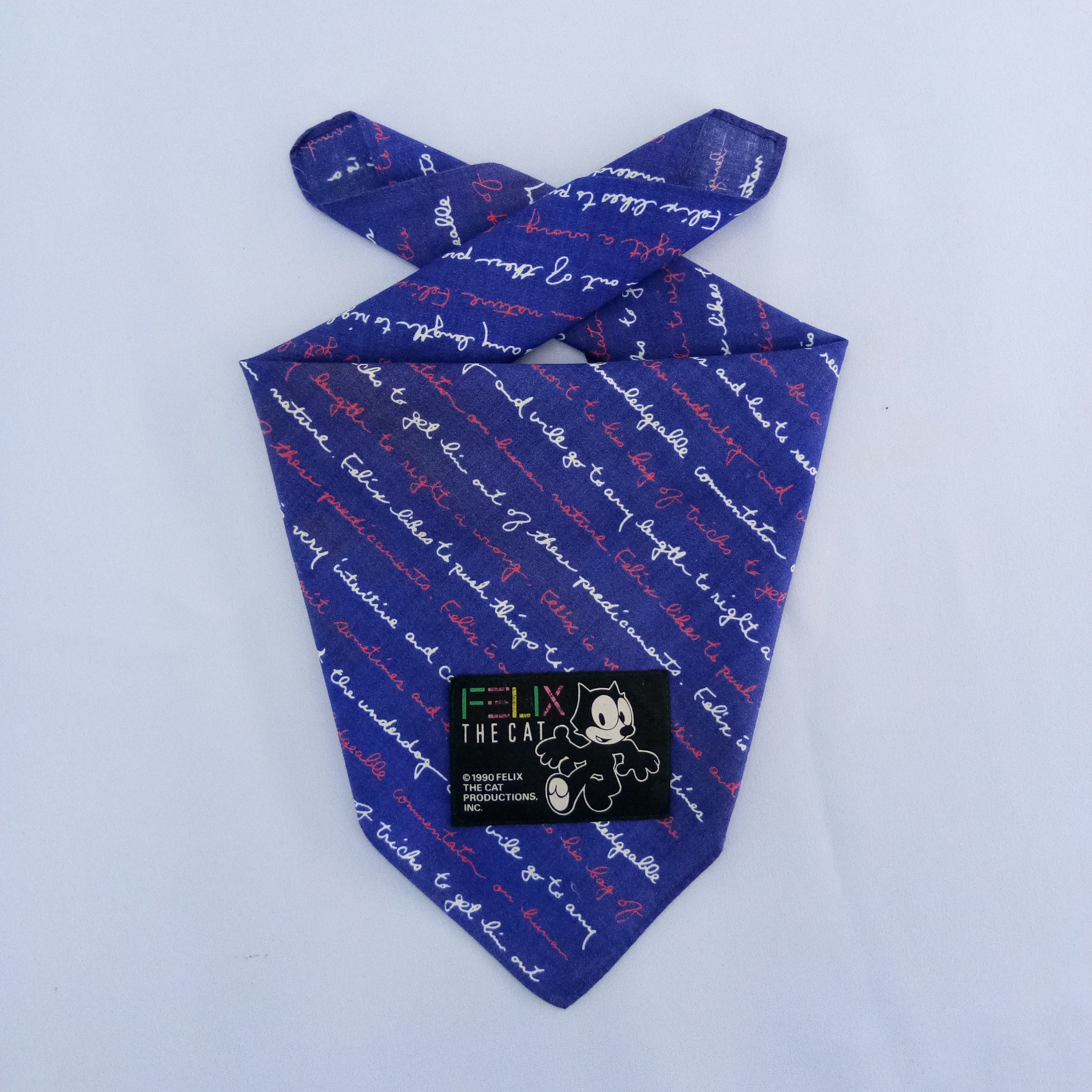 Vintage Felix The Cat Bandana Handkerchief - HKA587