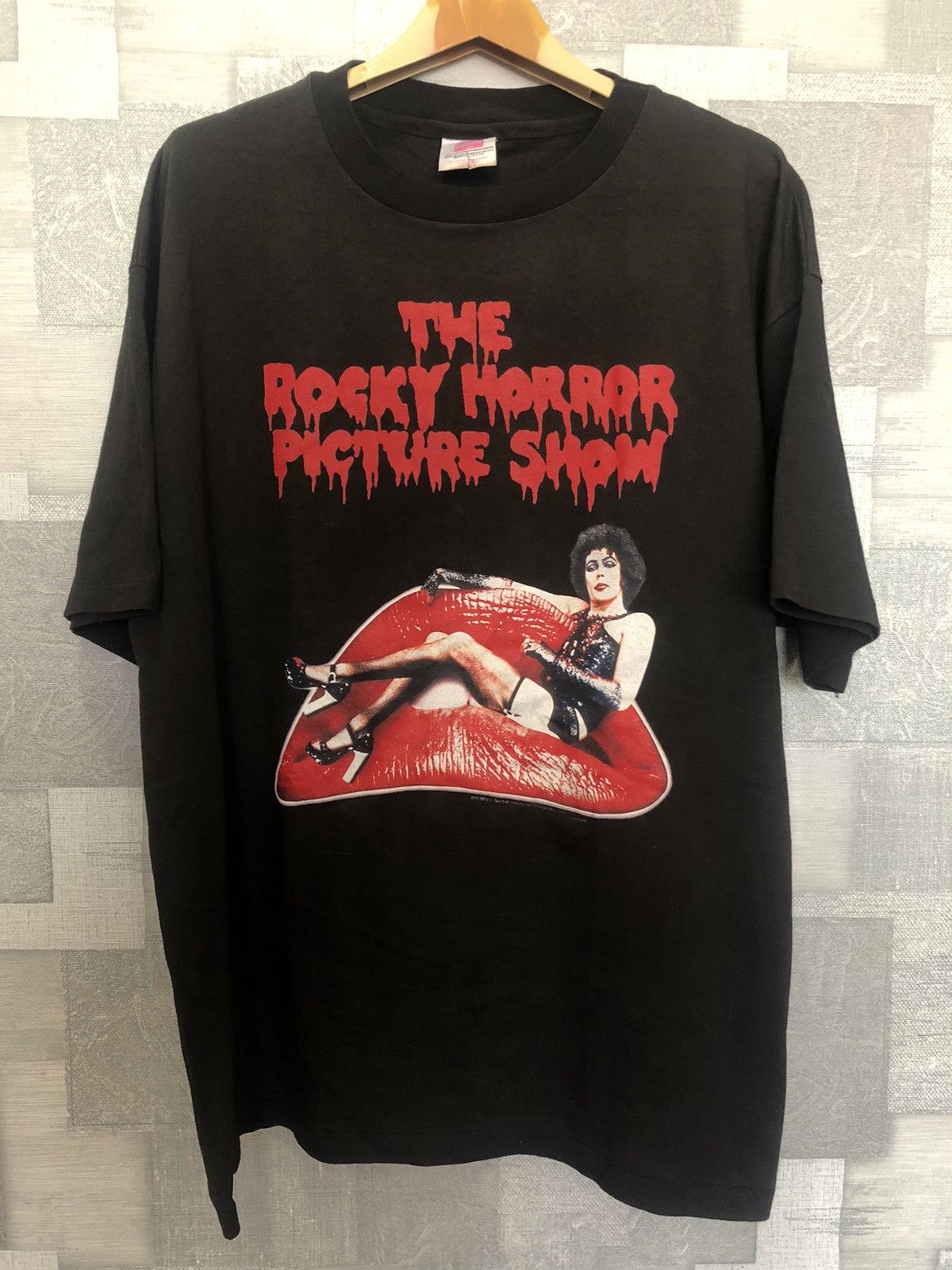 image of Band Tees x Movie The Rocky Horror Picture Show in Black, Men's (Size XL)