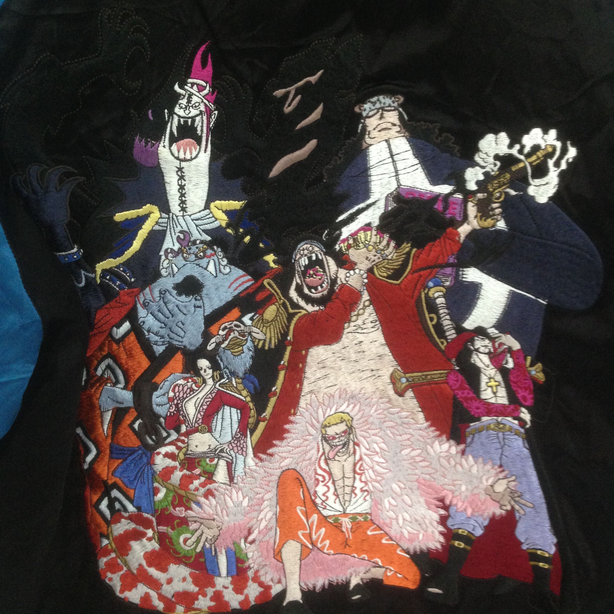 One Piece VINTAGE ONE PIECE SUKAJAN RAYON LUFFY EMBROIDERY JACKET Size US M / EU 48-50 / 2 - 6 Thumbnail