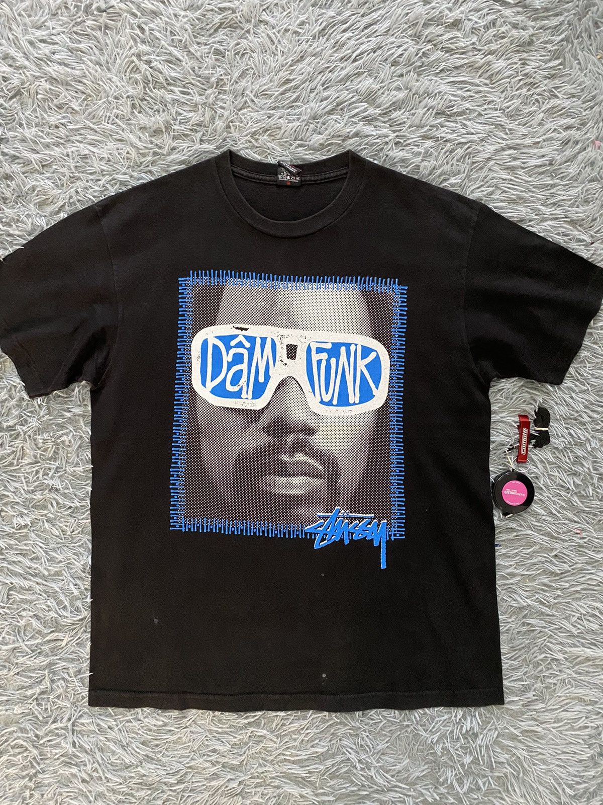 2009 Dam-Funk x Stussy Tsunami Tour Tシャツ Stussy x Stones Throw: Dam-Funk's Funk Tsunami Shirts and 45