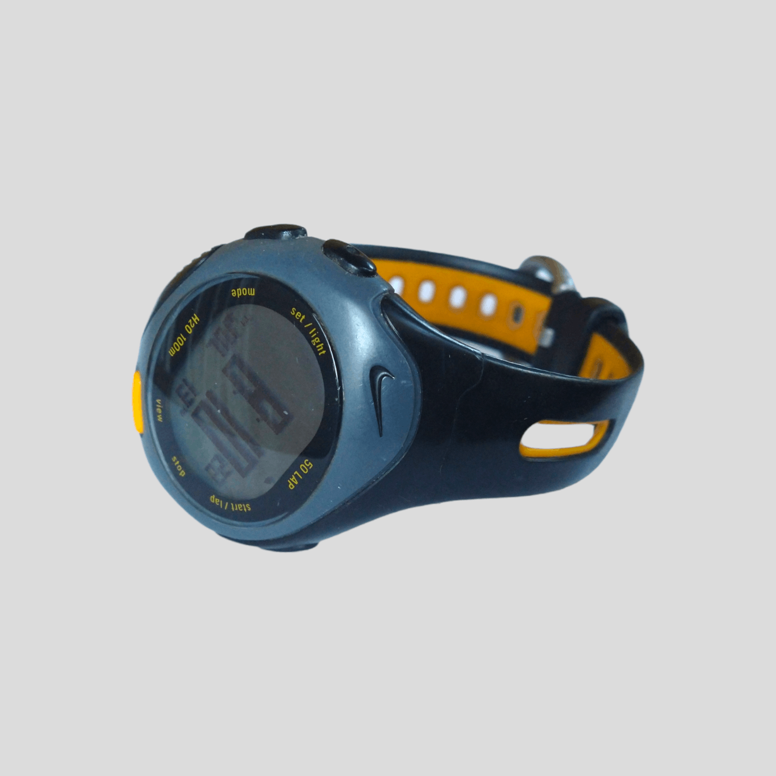 Nike × Vintage Vintage Nike Watch Black Yellow Digital Rubber Bowerman Size ONE SIZE - 3 Thumbnail