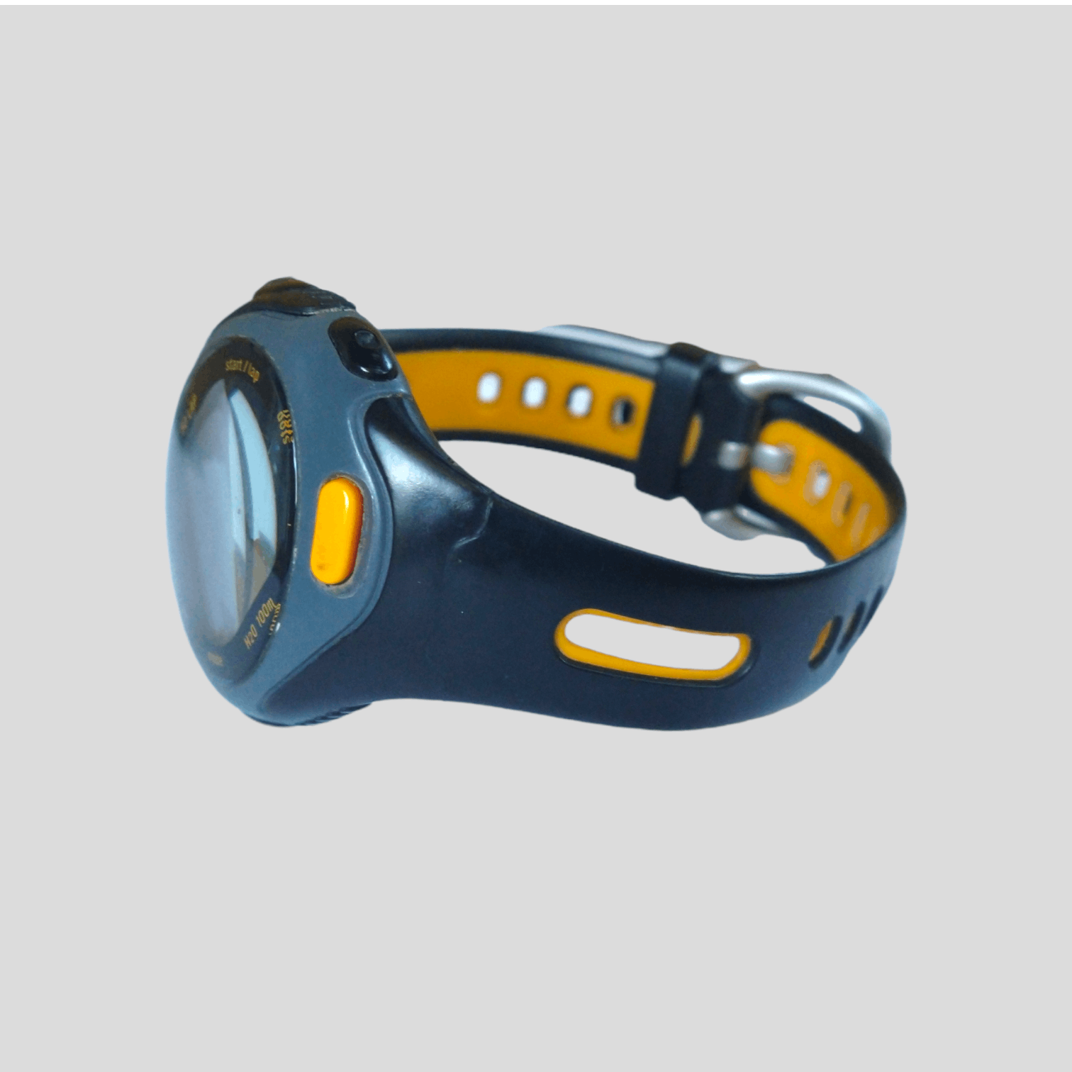 Nike × Vintage Vintage Nike Watch Black Yellow Digital Rubber Bowerman Size ONE SIZE - 5 Thumbnail