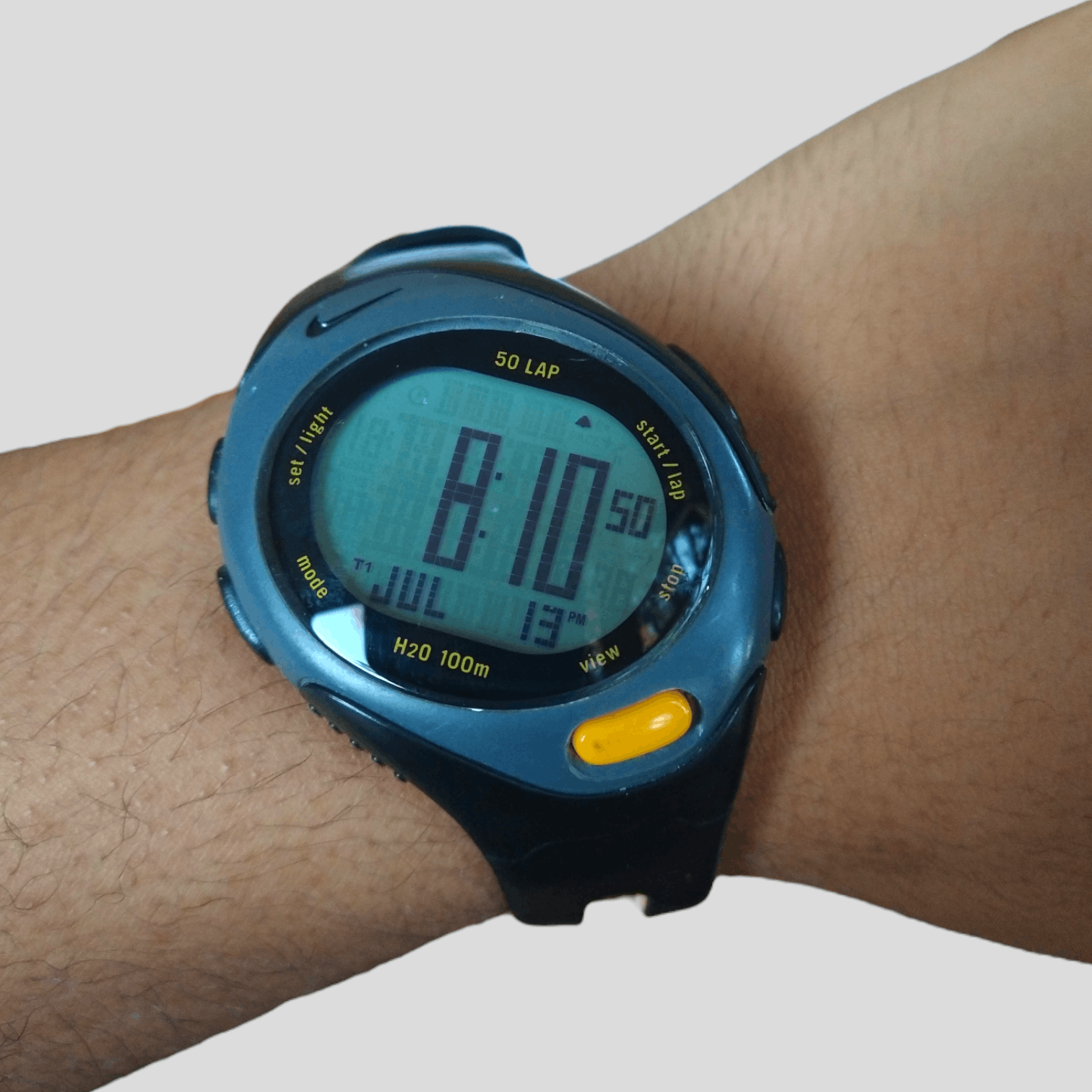 Nike × Vintage Vintage Nike Watch Black Yellow Digital Rubber Bowerman Size ONE SIZE - 12 Thumbnail