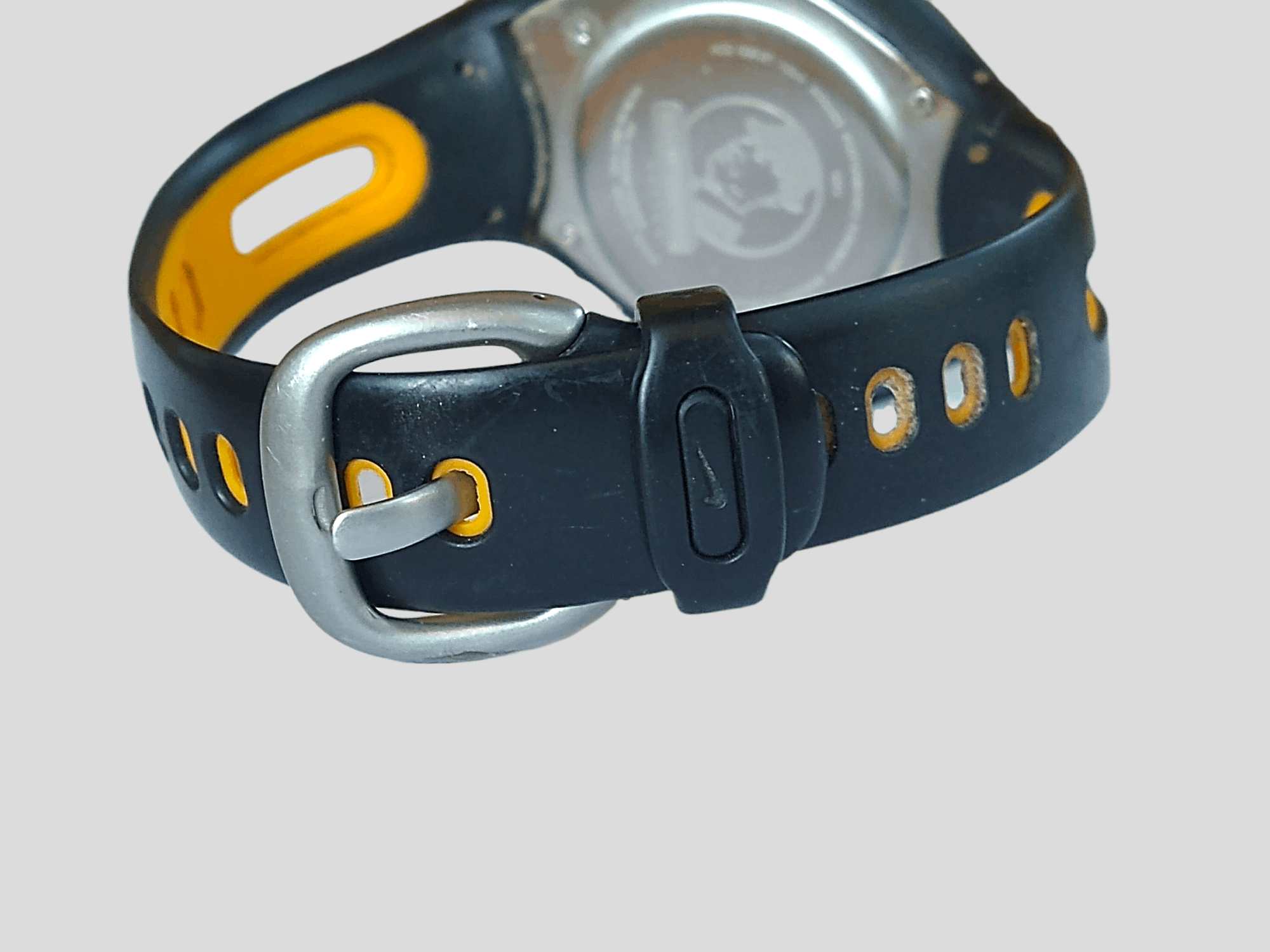 Nike × Vintage Vintage Nike Watch Black Yellow Digital Rubber Bowerman Size ONE SIZE - 8 Thumbnail