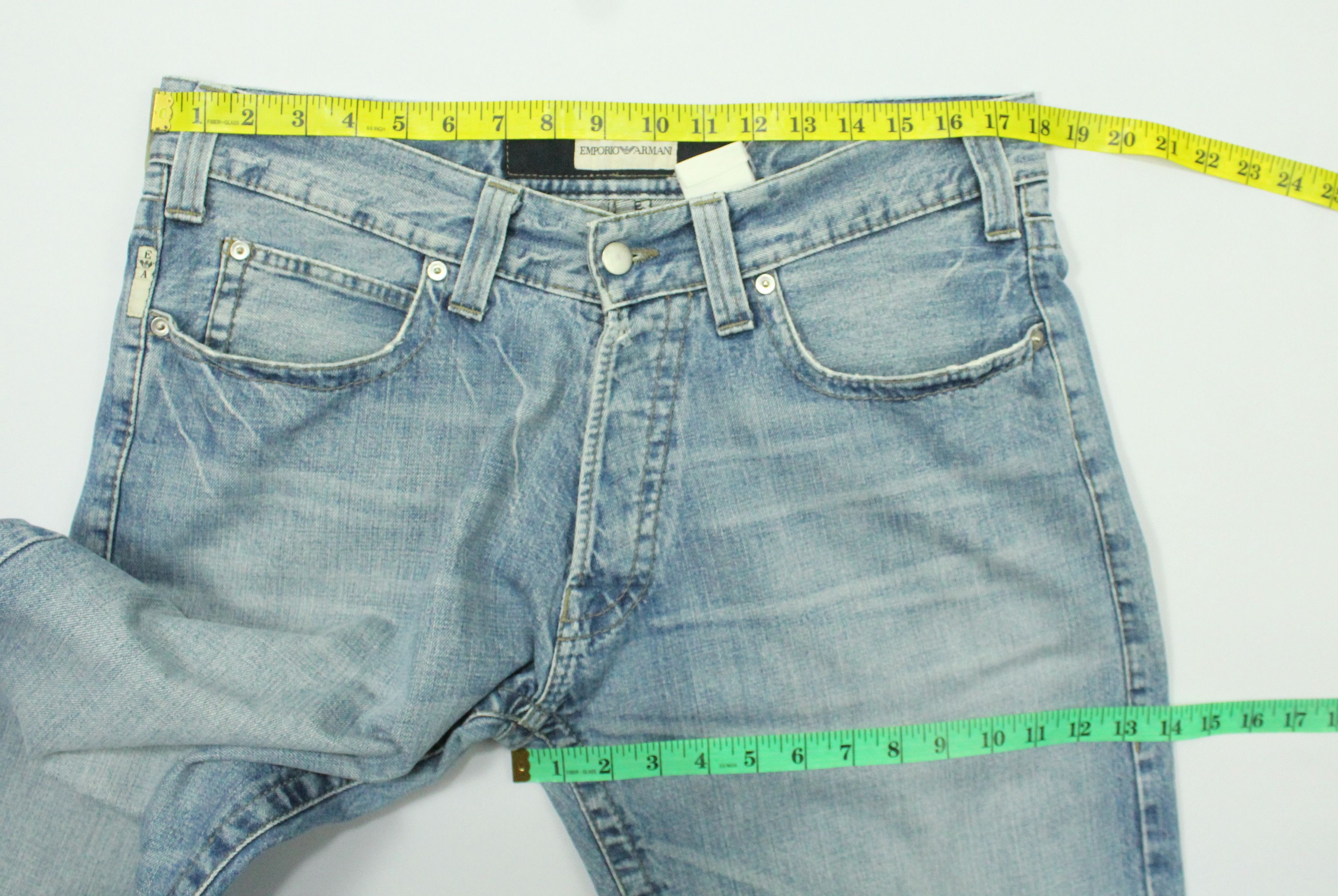 Emporio Armani EMPORIO ARMANI Jeans Baggy Eco Wash Indigo 004 JNCO STUSSY Size US 36 / EU 52 - 22 Thumbnail