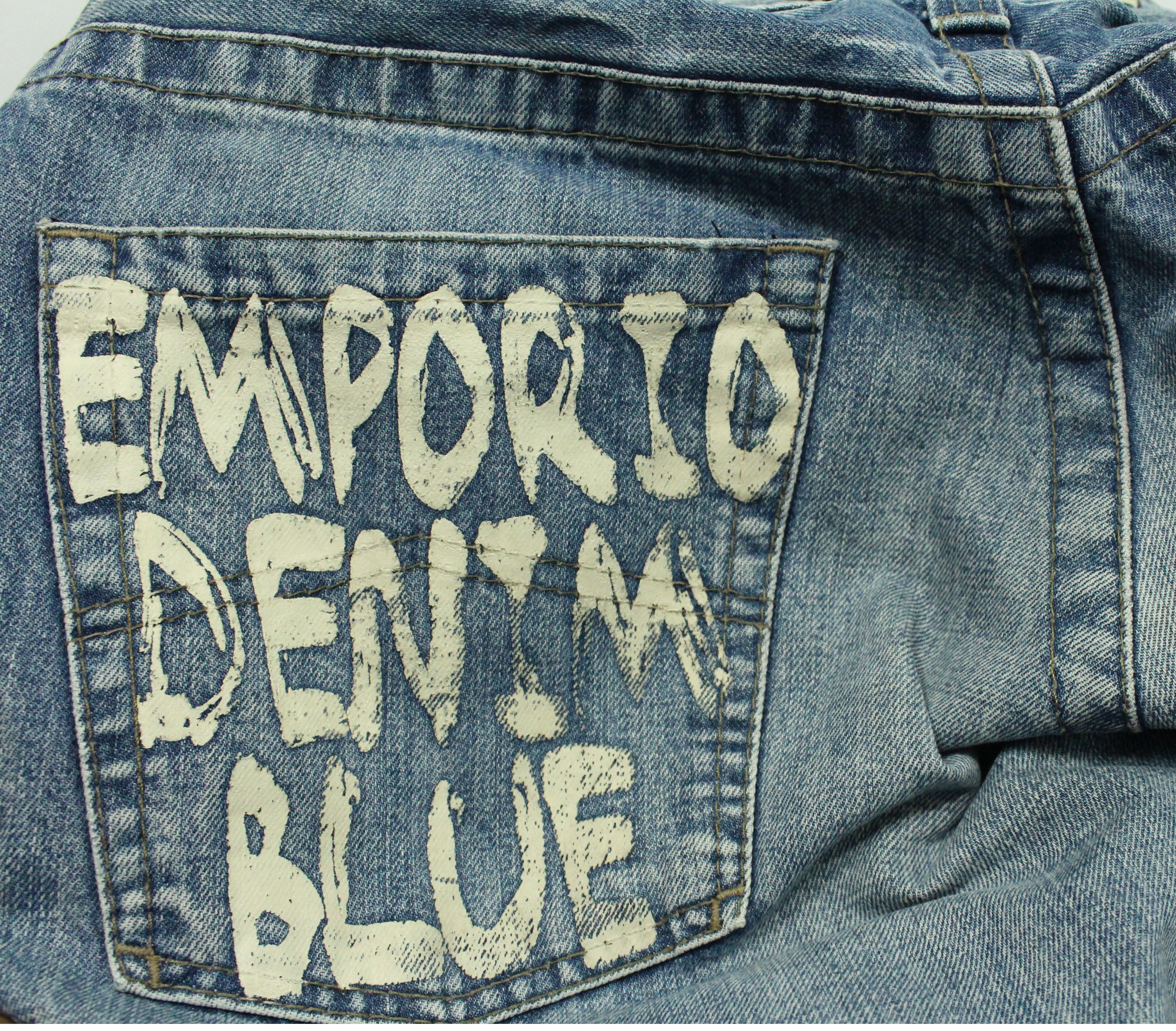 Emporio Armani EMPORIO ARMANI Jeans Baggy Eco Wash Indigo 004 JNCO STUSSY Size US 36 / EU 52 - 4 Thumbnail