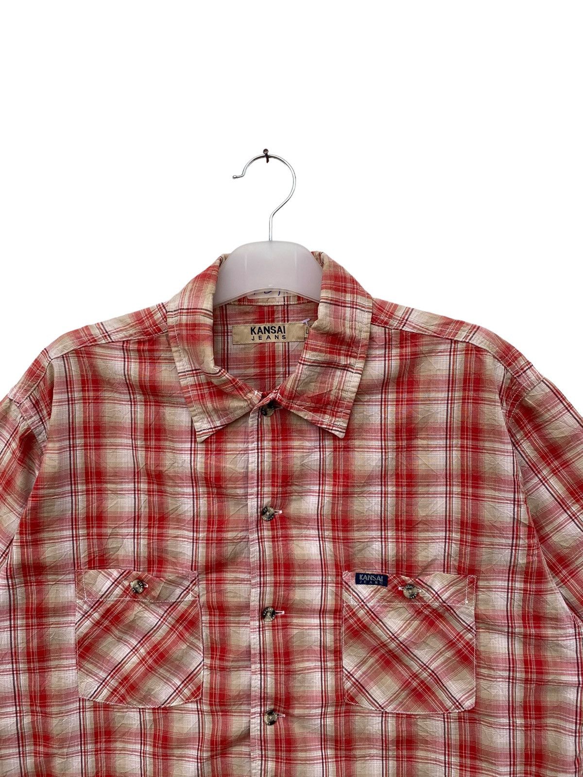 Kansai Yamamoto × Vintage Vintage Kansai Jeans Shadow Plaid Size US XL / EU 56 / 4 - 3 Thumbnail
