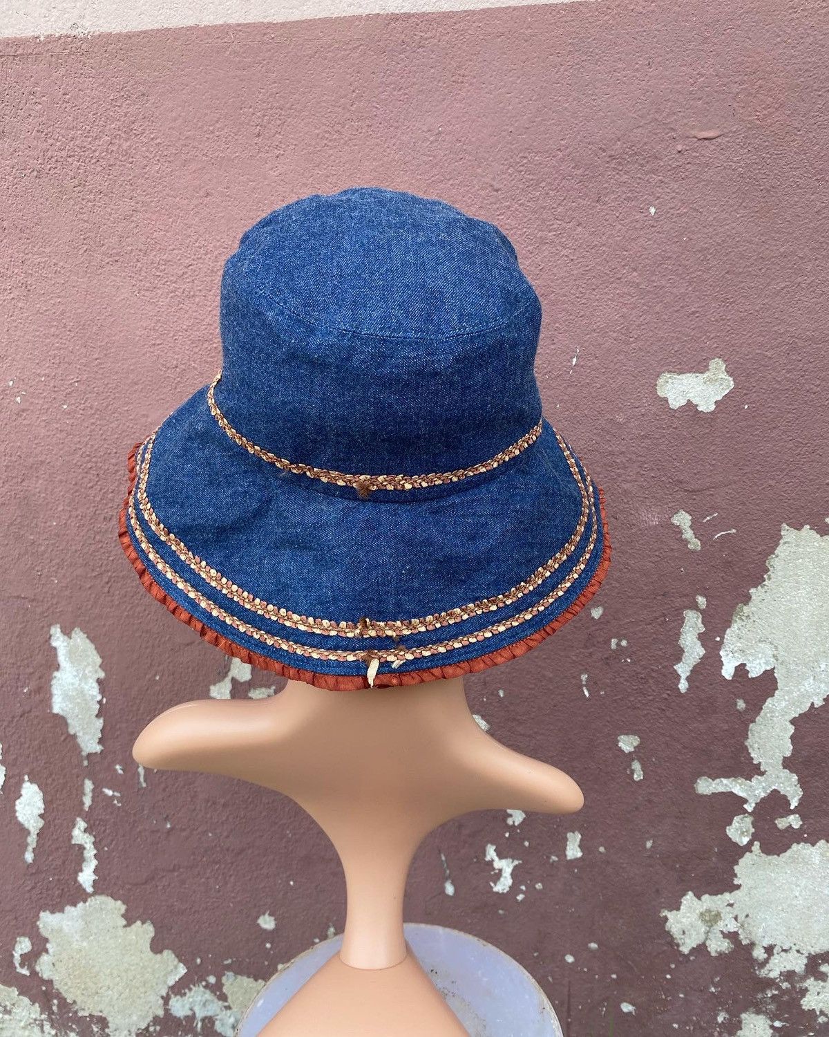 Anna Sui Anna Sui Denim Bucket Hat Size ONE SIZE - 2 Thumbnail