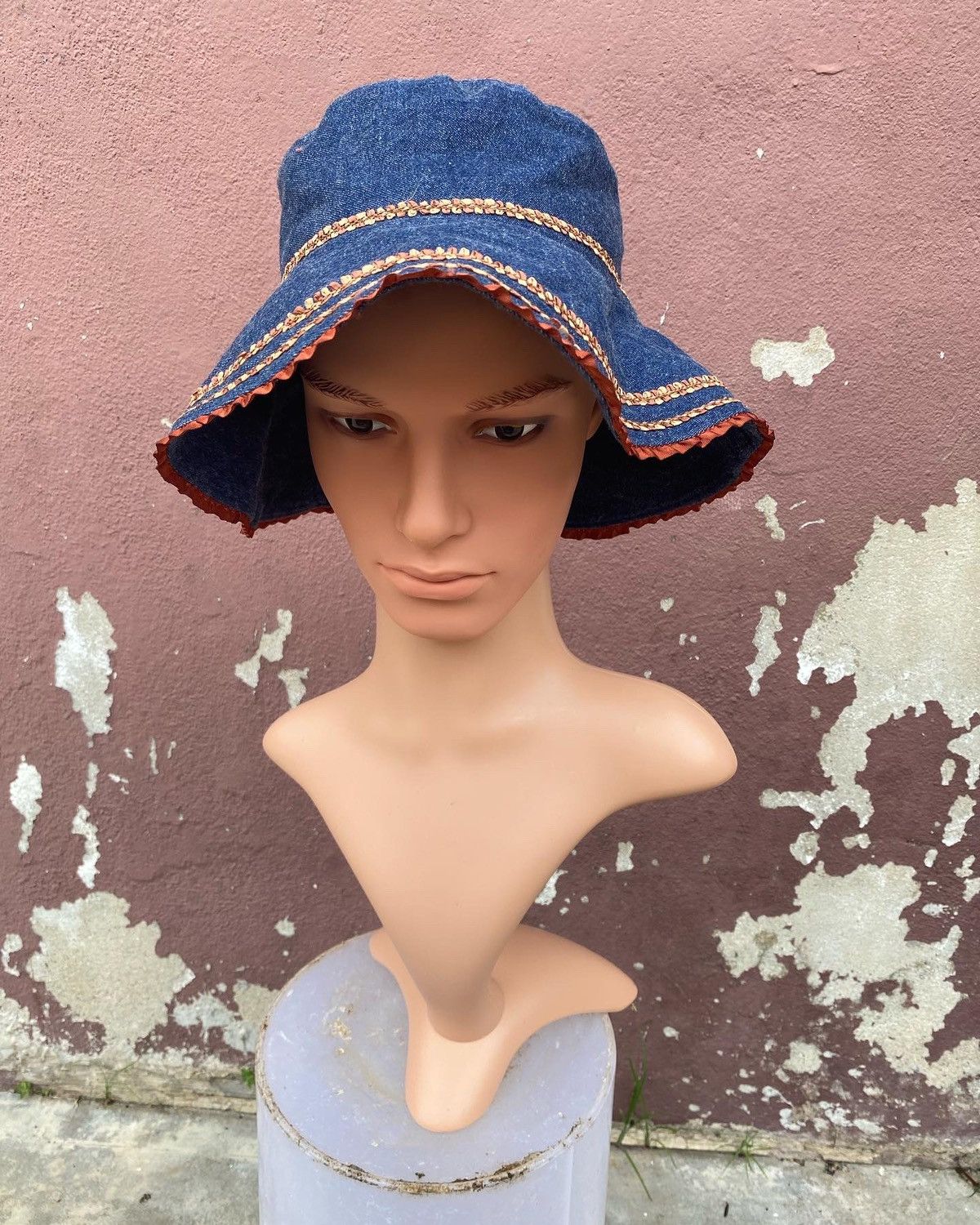 Anna Sui Anna Sui Denim Bucket Hat Size ONE SIZE - 1 Thumbnail