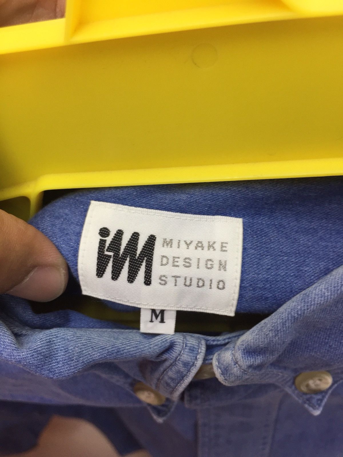 Issey Miyake Vintage Issey Miyake Oversize Baggy Denim Shirt Size US M / EU 48-50 / 2 - 4 Thumbnail