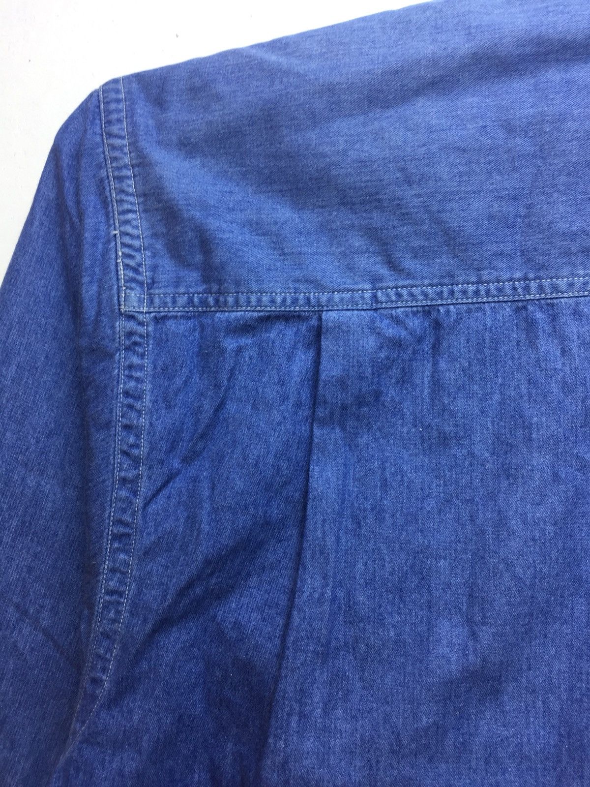 Issey Miyake Vintage Issey Miyake Oversize Baggy Denim Shirt Size US M / EU 48-50 / 2 - 7 Thumbnail