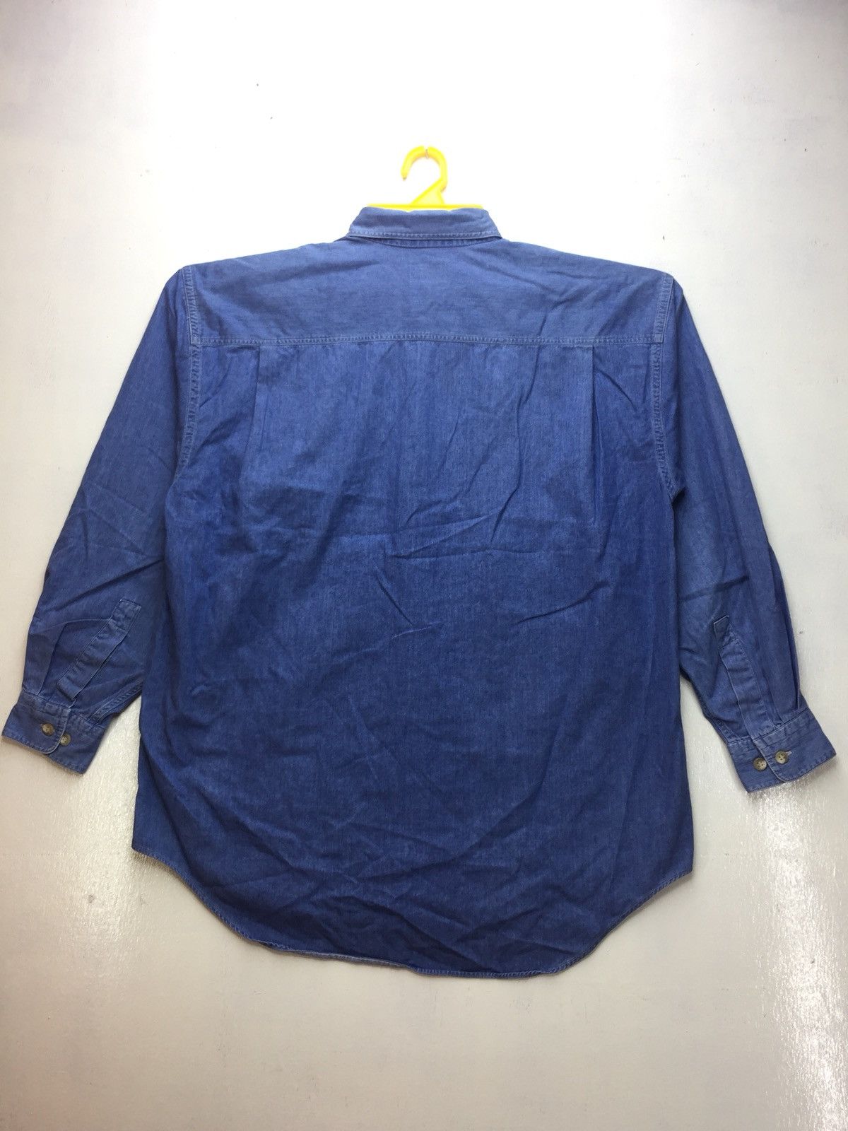 Issey Miyake Vintage Issey Miyake Oversize Baggy Denim Shirt Size US M / EU 48-50 / 2 - 6 Thumbnail