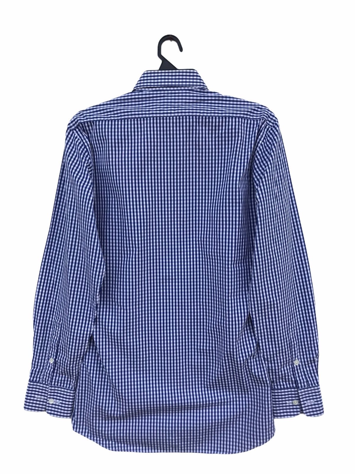 Designer ROH Blue Gingham Shirt Size US M / EU 48-50 / 2 - 2 Thumbnail