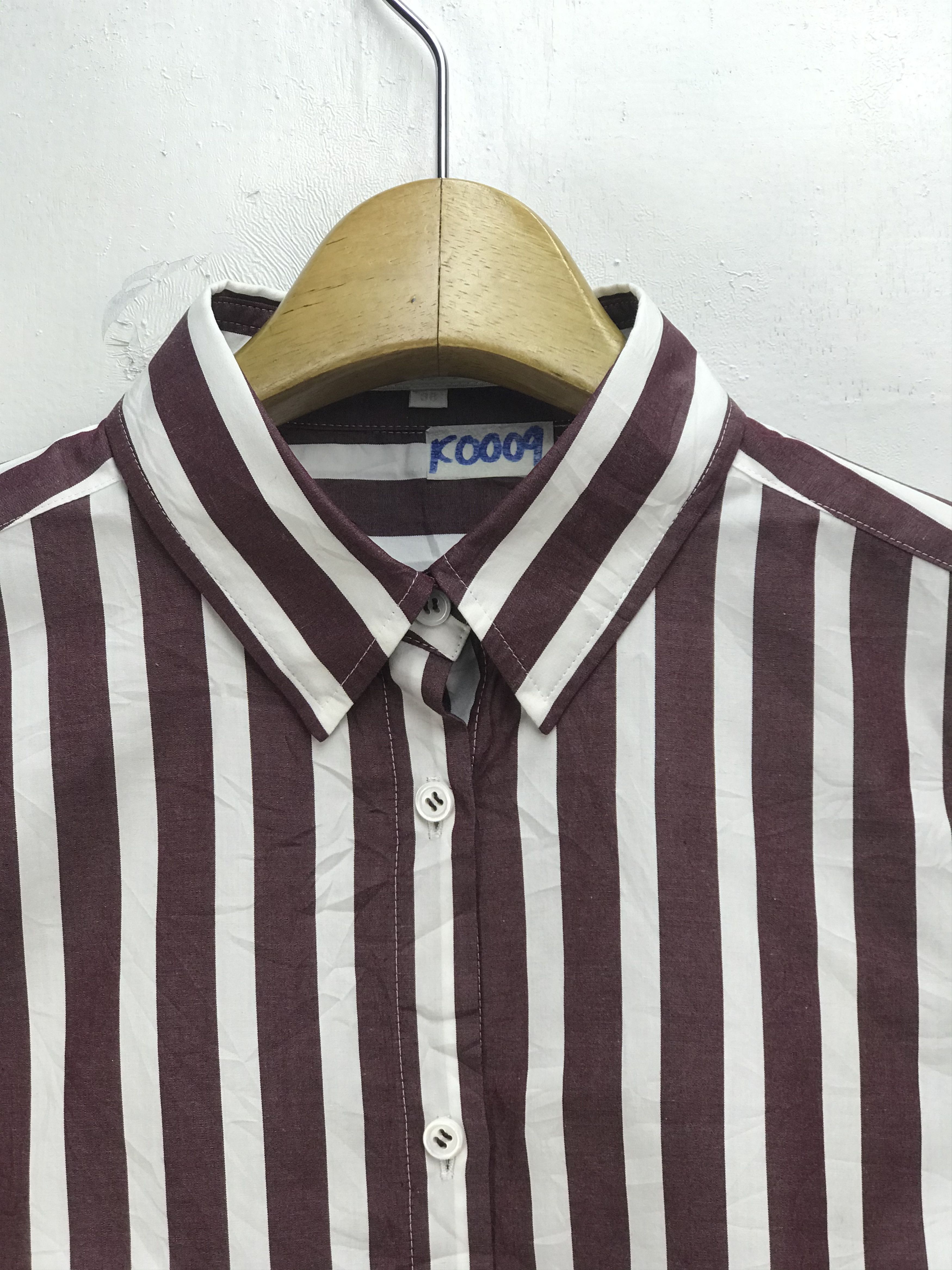 Japanese Brand ANAYI STRIPE SHIRT Size US M / EU 48-50 / 2 - 2 Thumbnail