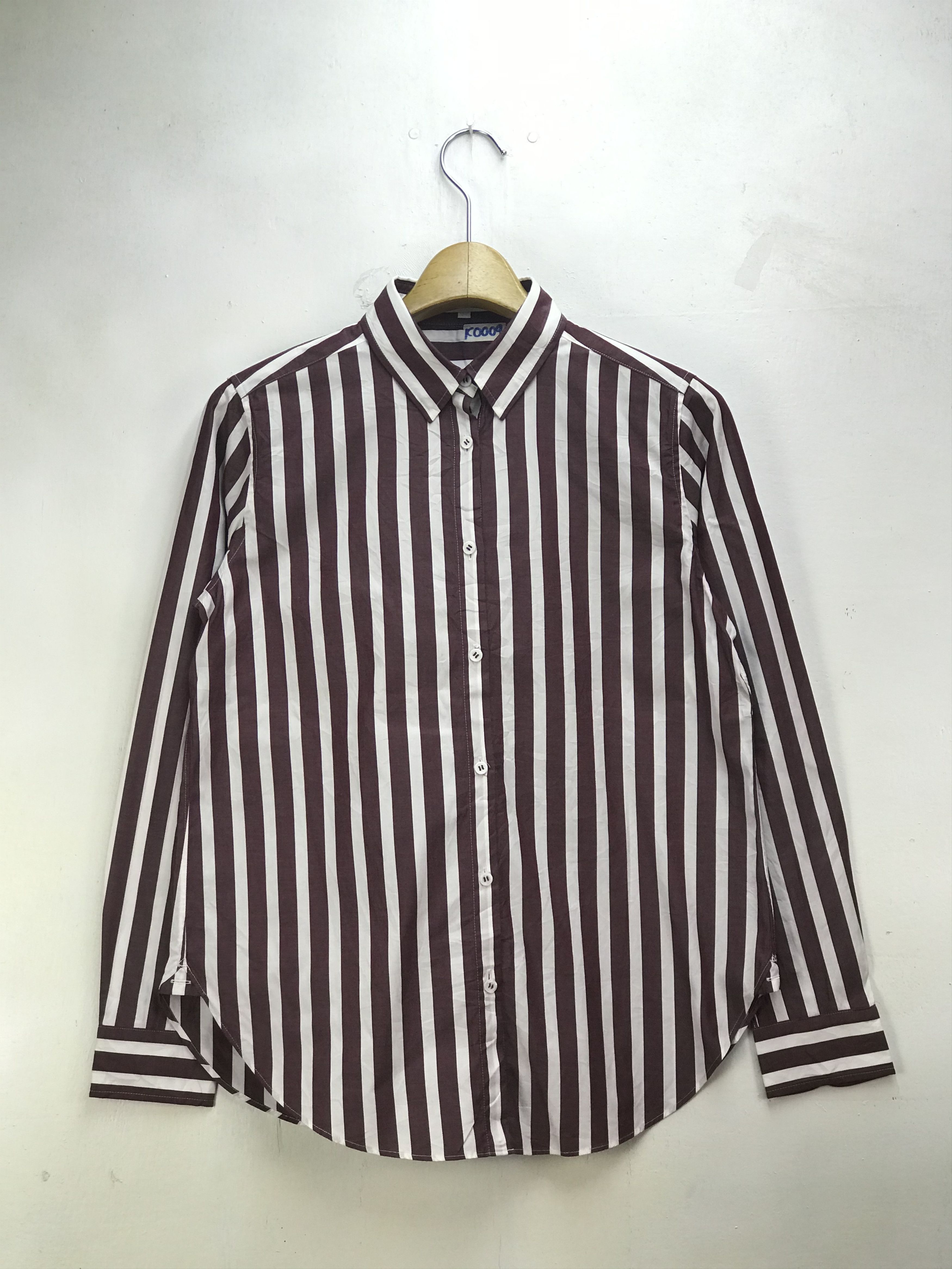 Japanese Brand ANAYI STRIPE SHIRT Size US M / EU 48-50 / 2 - 1 Thumbnail