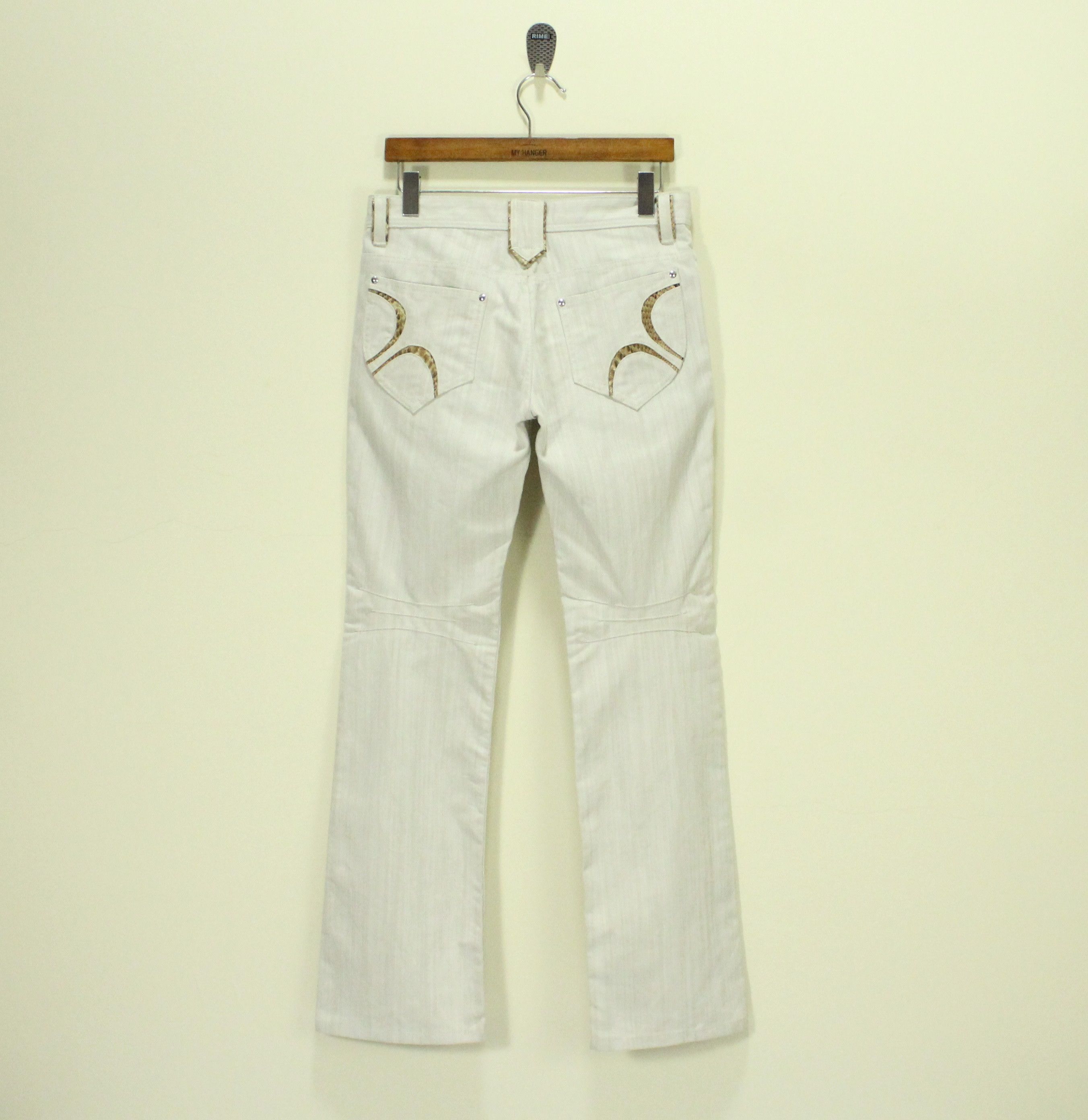 image of Hysteric Glamour x If Six Was Nine Flared Snake Pants Taka:q Pants, Men's (Size 31)