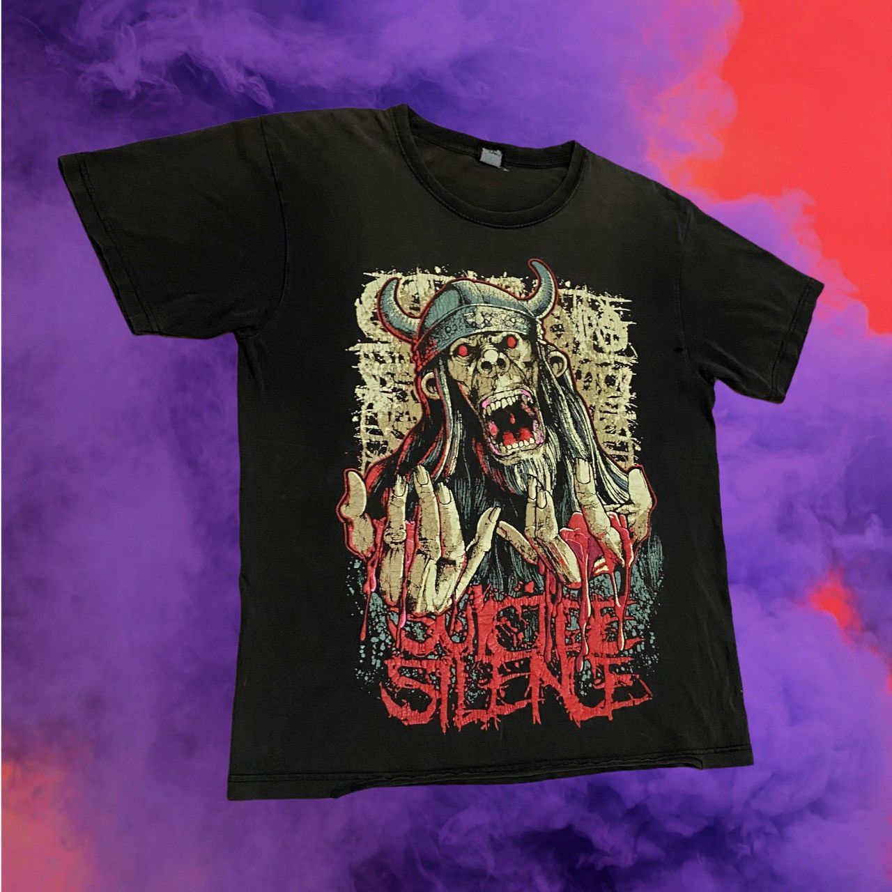 Band Tees Vintage 90's Suicide Silence Deathcore Rock Band Tee Size US M / EU 48-50 / 2 - 3 Thumbnail