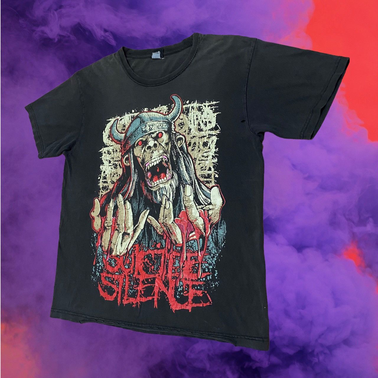 Band Tees Vintage 90's Suicide Silence Deathcore Rock Band Tee Size US M / EU 48-50 / 2 - 4 Thumbnail