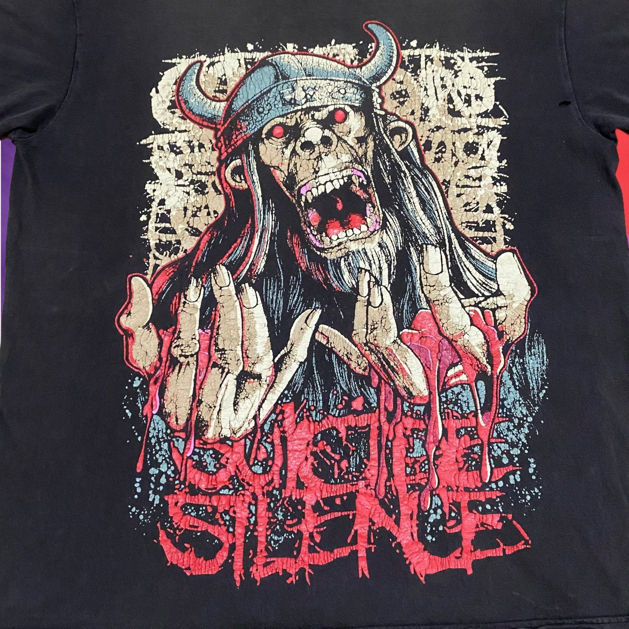 Band Tees Vintage 90's Suicide Silence Deathcore Rock Band Tee Size US M / EU 48-50 / 2 - 2 Thumbnail