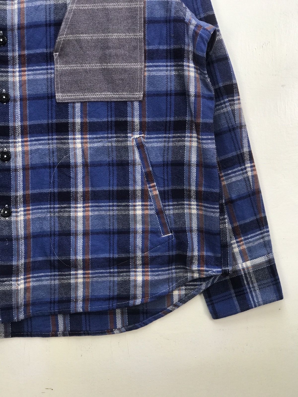 Designer Az Design Japanese Brand Flanel Jacket Size US XXL / EU 58 / 5 - 4 Thumbnail