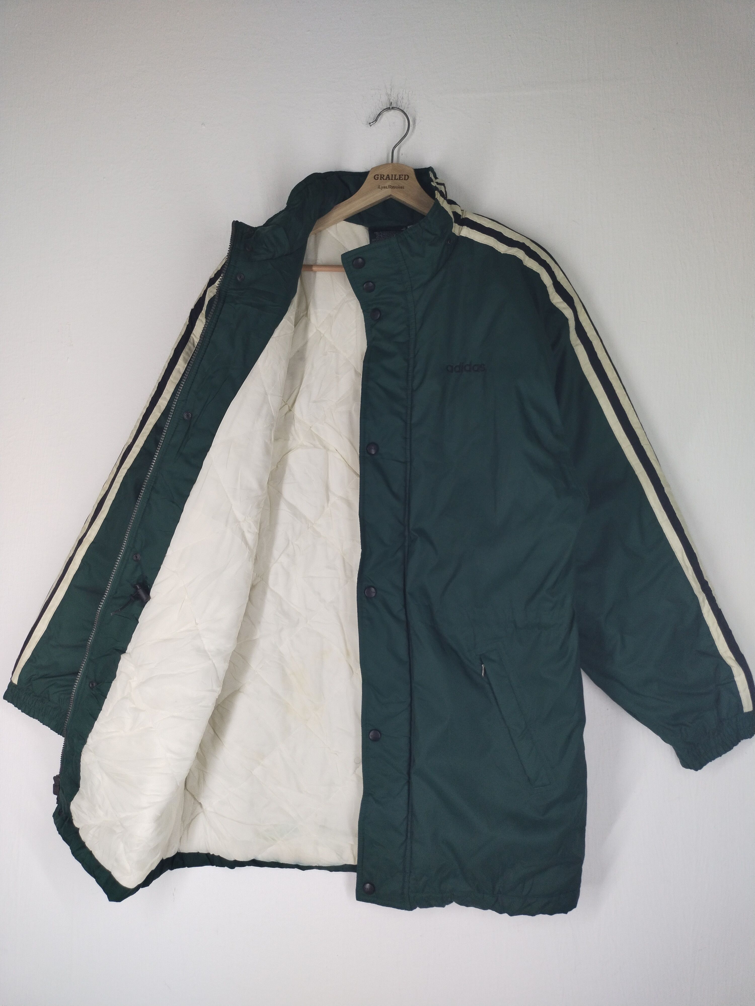 Adidas VINTAGE ADIDAS EMBROIDERY WINTER JACKET Size US L / EU 52-54 / 3 - 14 Thumbnail