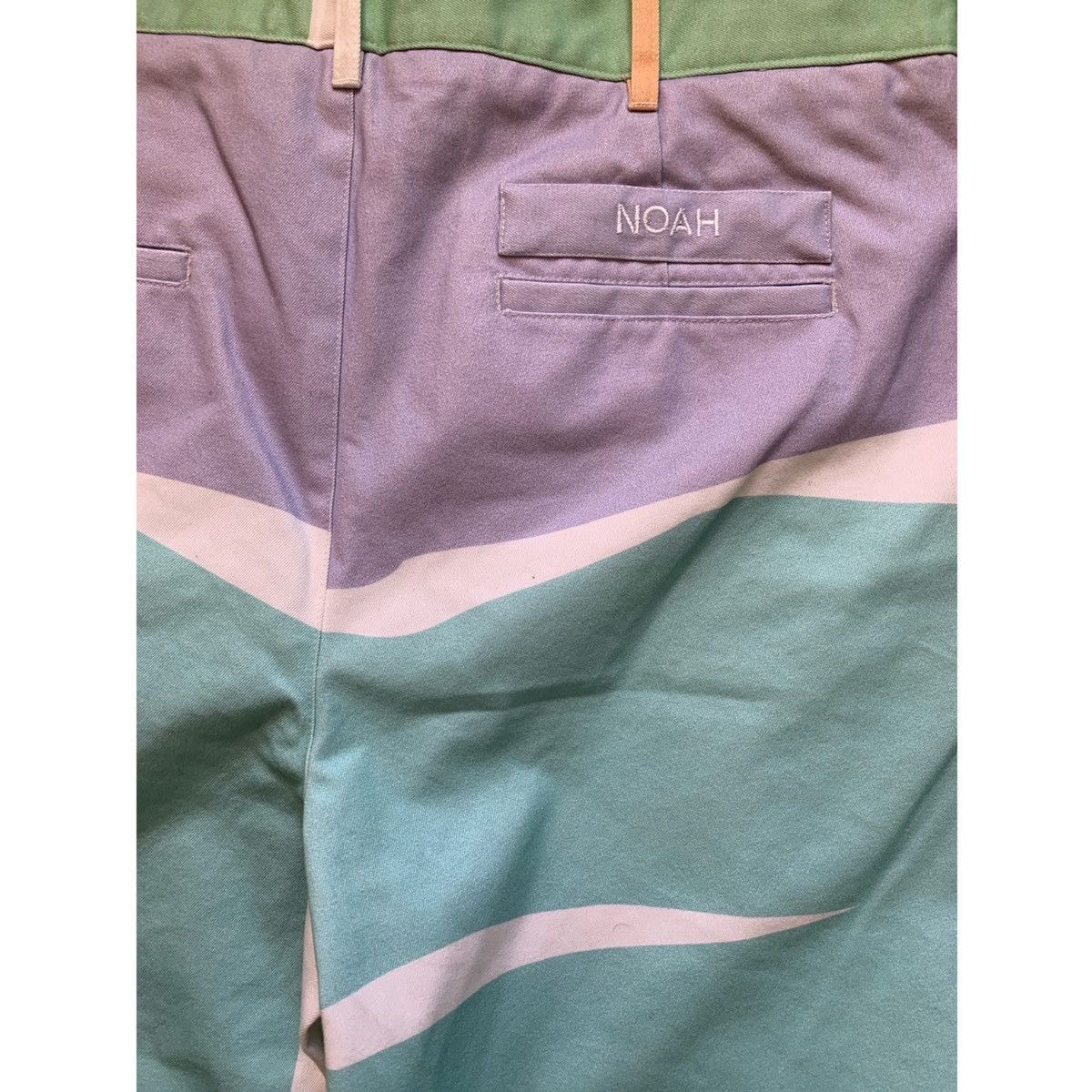 Noah NOAH LOGO PLEATED COLOR-BLOCK PANTS Size US 32 / EU 48 - 6 Thumbnail