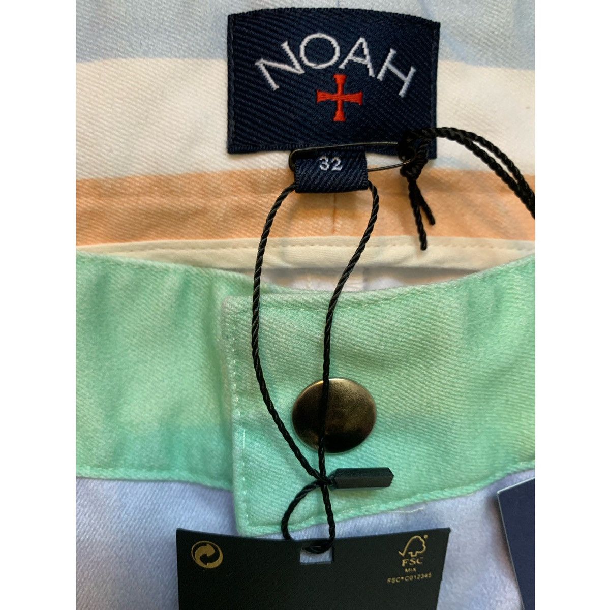 Noah NOAH LOGO PLEATED COLOR-BLOCK PANTS Size US 32 / EU 48 - 14 Thumbnail
