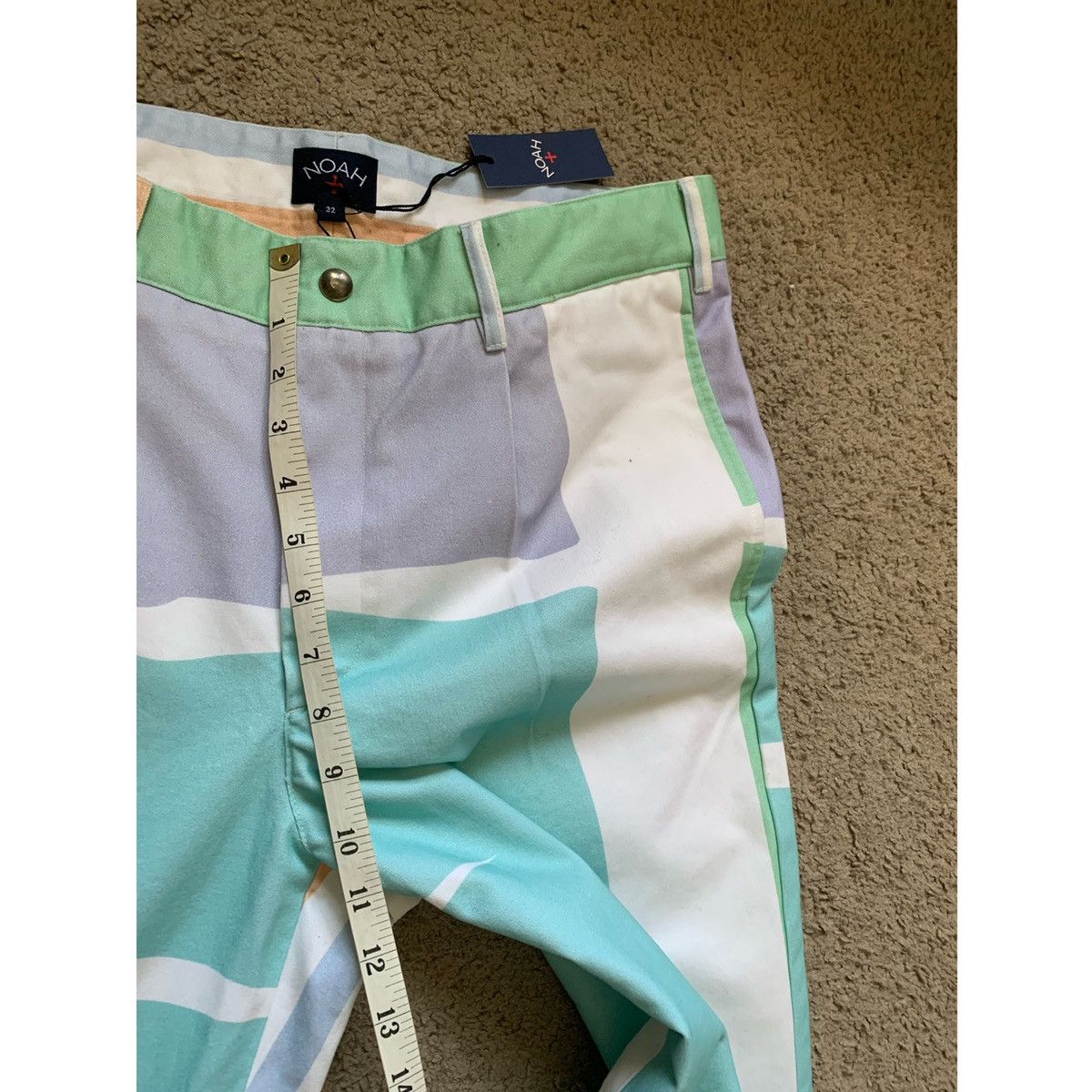 Noah NOAH LOGO PLEATED COLOR-BLOCK PANTS Size US 32 / EU 48 - 11 Thumbnail