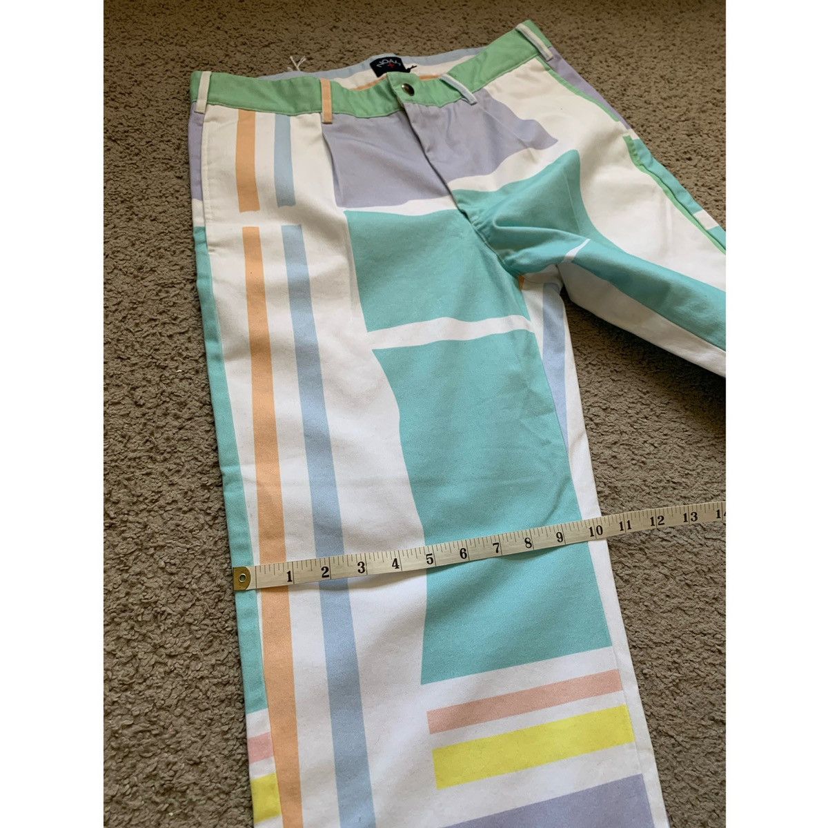 Noah NOAH LOGO PLEATED COLOR-BLOCK PANTS Size US 32 / EU 48 - 13 Thumbnail