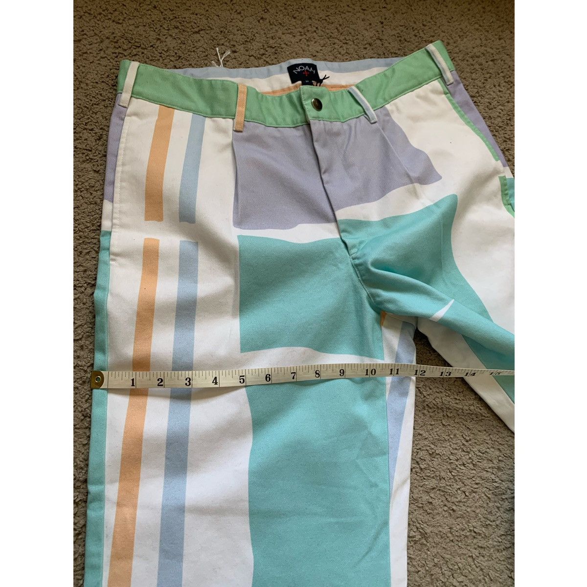 Noah NOAH LOGO PLEATED COLOR-BLOCK PANTS Size US 32 / EU 48 - 10 Thumbnail