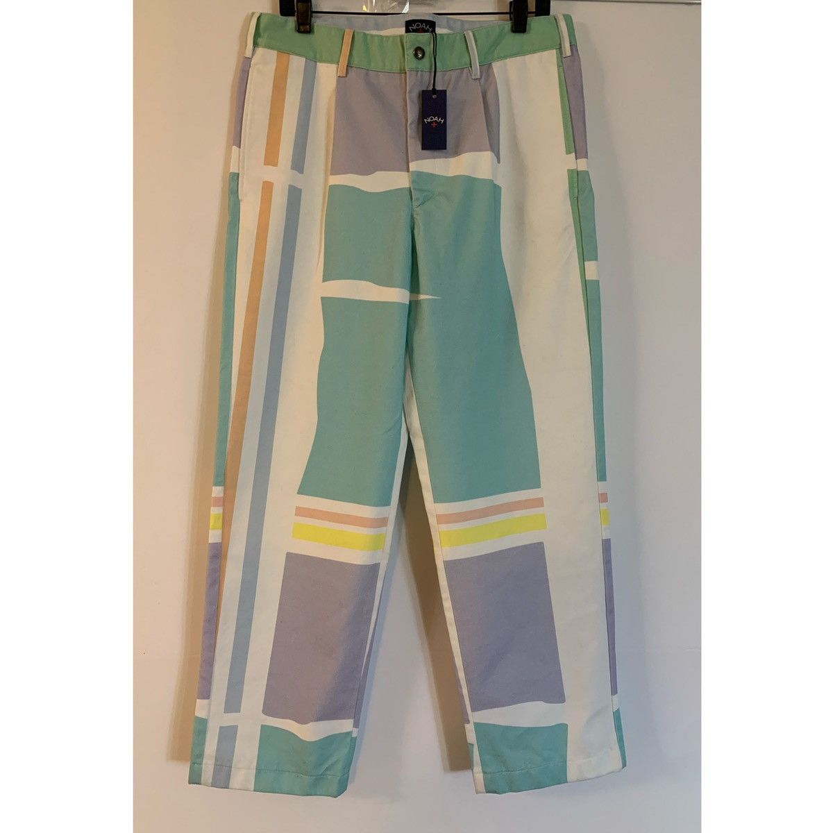 Noah NOAH LOGO PLEATED COLOR-BLOCK PANTS Size US 32 / EU 48 - 1 Thumbnail