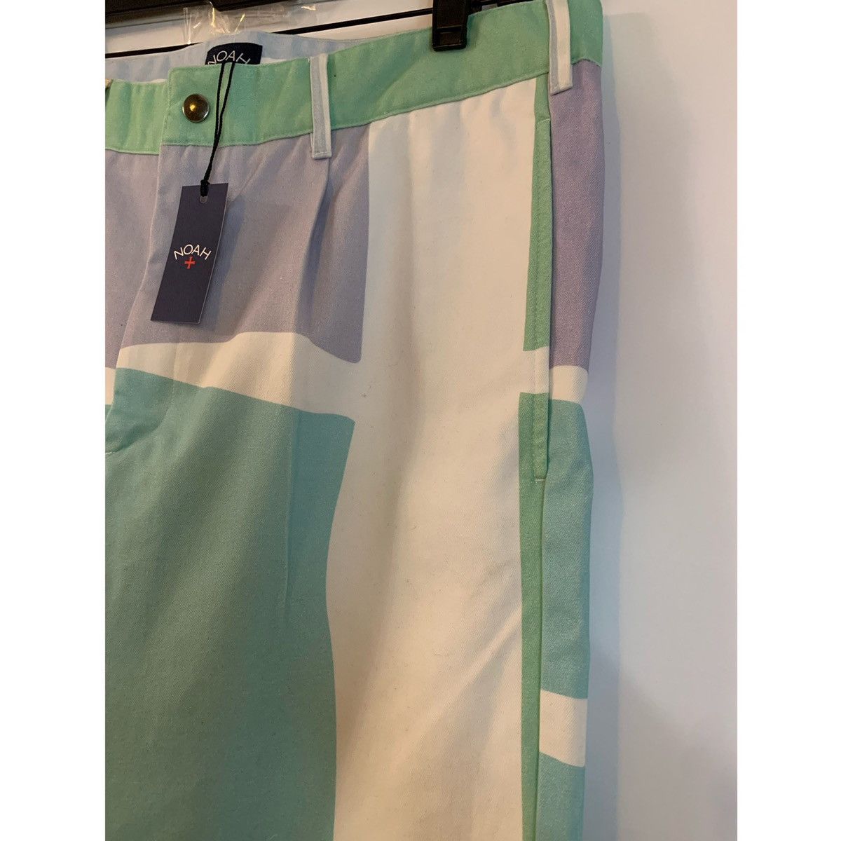 Noah NOAH LOGO PLEATED COLOR-BLOCK PANTS Size US 32 / EU 48 - 3 Thumbnail