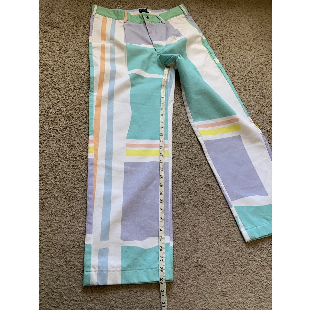Noah NOAH LOGO PLEATED COLOR-BLOCK PANTS Size US 32 / EU 48 - 9 Thumbnail