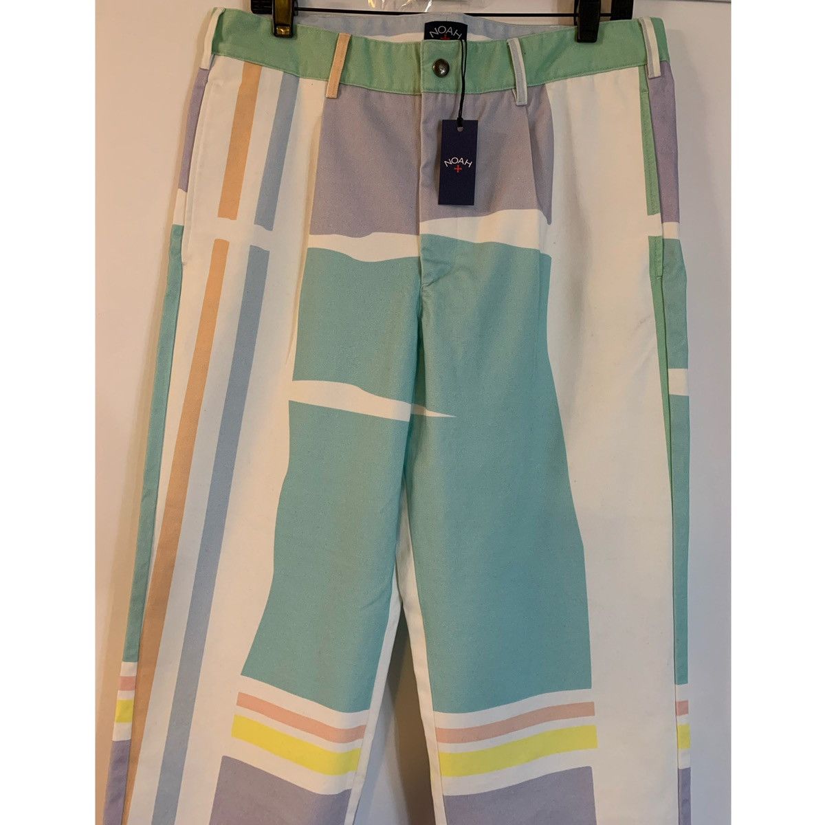 Noah NOAH LOGO PLEATED COLOR-BLOCK PANTS Size US 32 / EU 48 - 2 Thumbnail