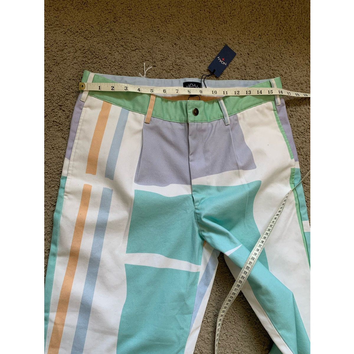 Noah NOAH LOGO PLEATED COLOR-BLOCK PANTS Size US 32 / EU 48 - 12 Thumbnail