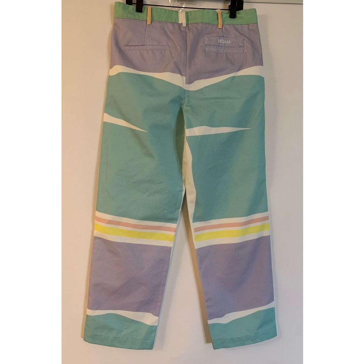 Noah NOAH LOGO PLEATED COLOR-BLOCK PANTS Size US 32 / EU 48 - 4 Thumbnail