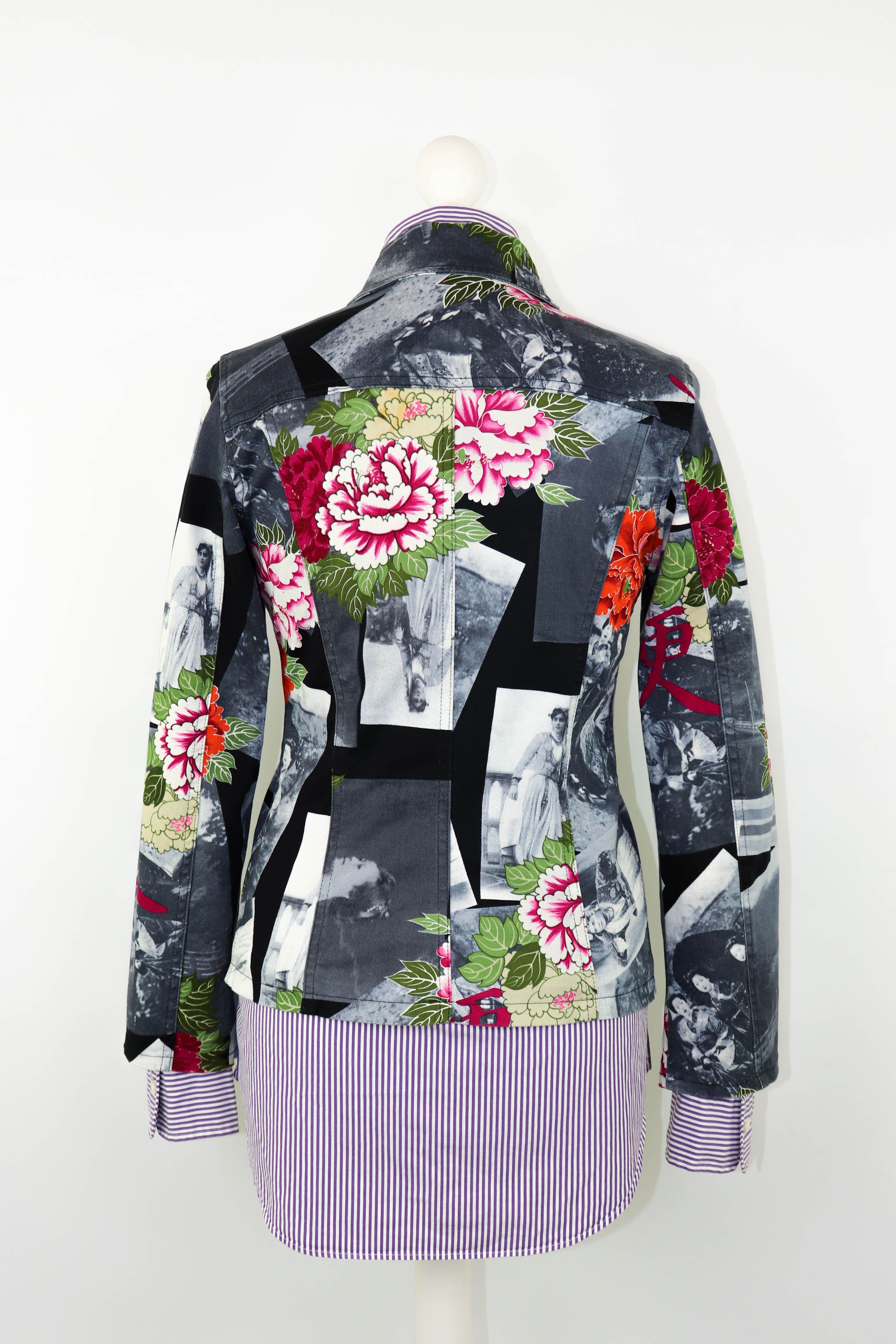 Kenzo Vintage Kenzo Jeans Women's Printed Graphics Jacket Size M / US 6-8 / IT 42-44 - 2 Thumbnail