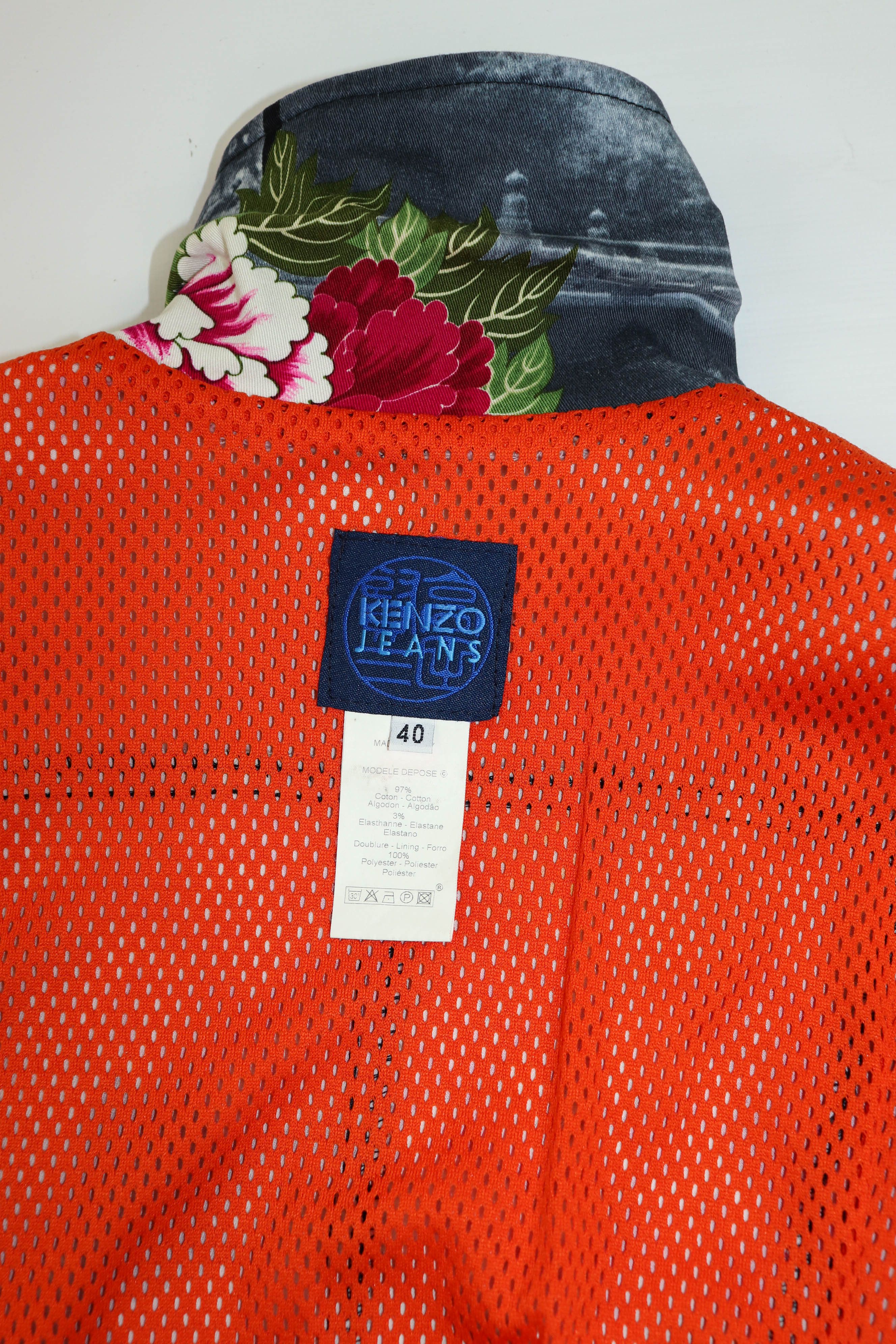 Kenzo Vintage Kenzo Jeans Women's Printed Graphics Jacket Size M / US 6-8 / IT 42-44 - 15 Thumbnail
