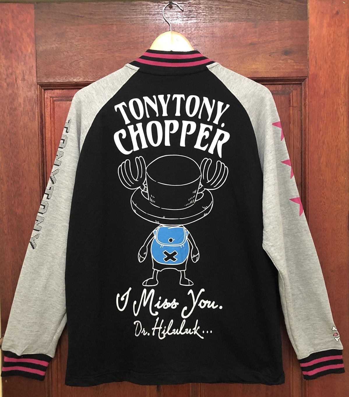 One Piece One Piece Tony Tony Chopper Big Logo Varsity Jacket Size US L / EU 52-54 / 3 - 1 Thumbnail
