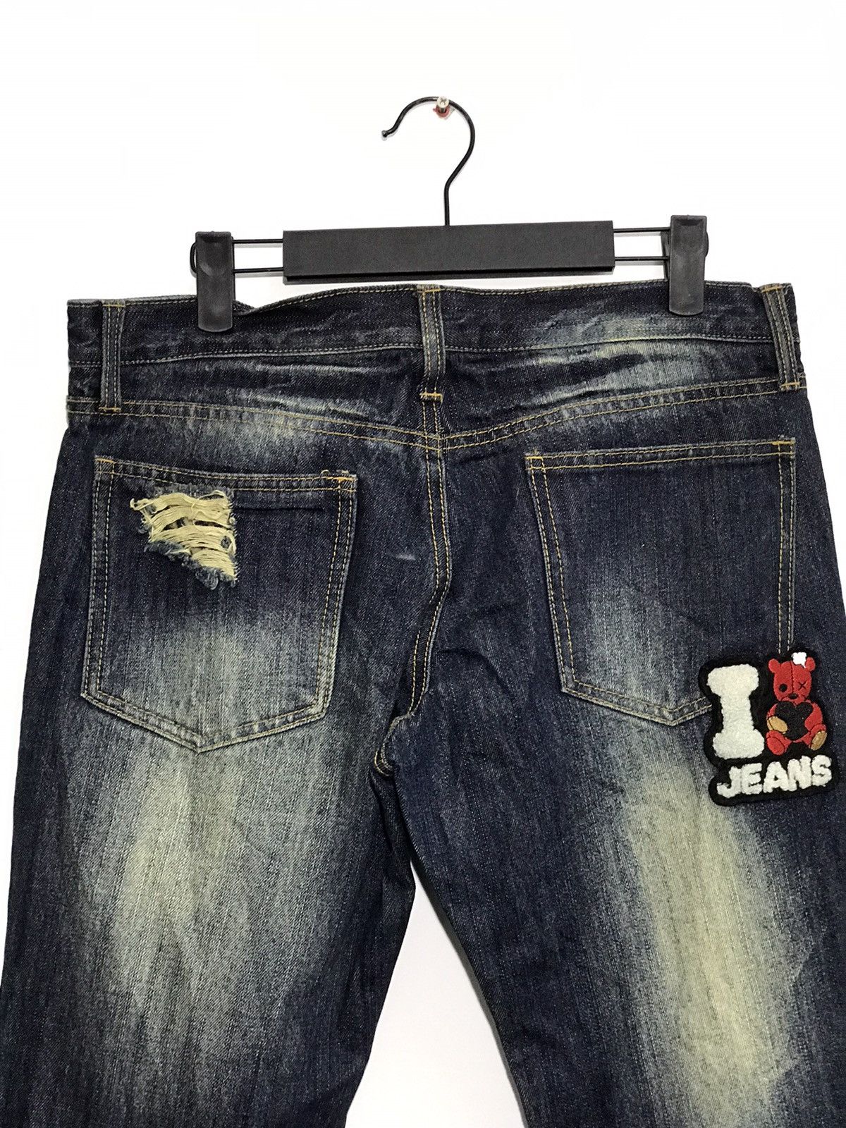 Japanese Brand Japanese Brand Distressed Patch Work Denim Jeans Size US 34 / EU 50 - 7 Thumbnail