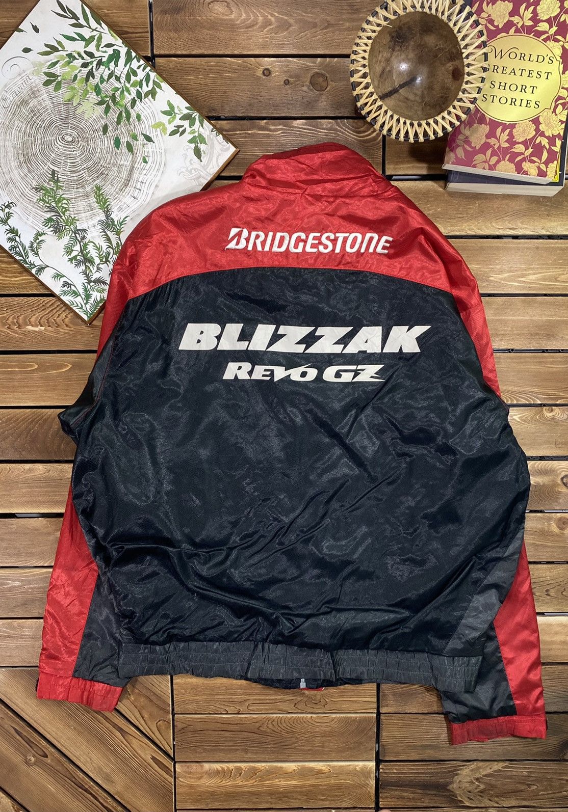Vintage Vintage 90s Bridgestone X Blizzak Racing Jacket Size L Size US L / EU 52-54 / 3 - 9 Thumbnail