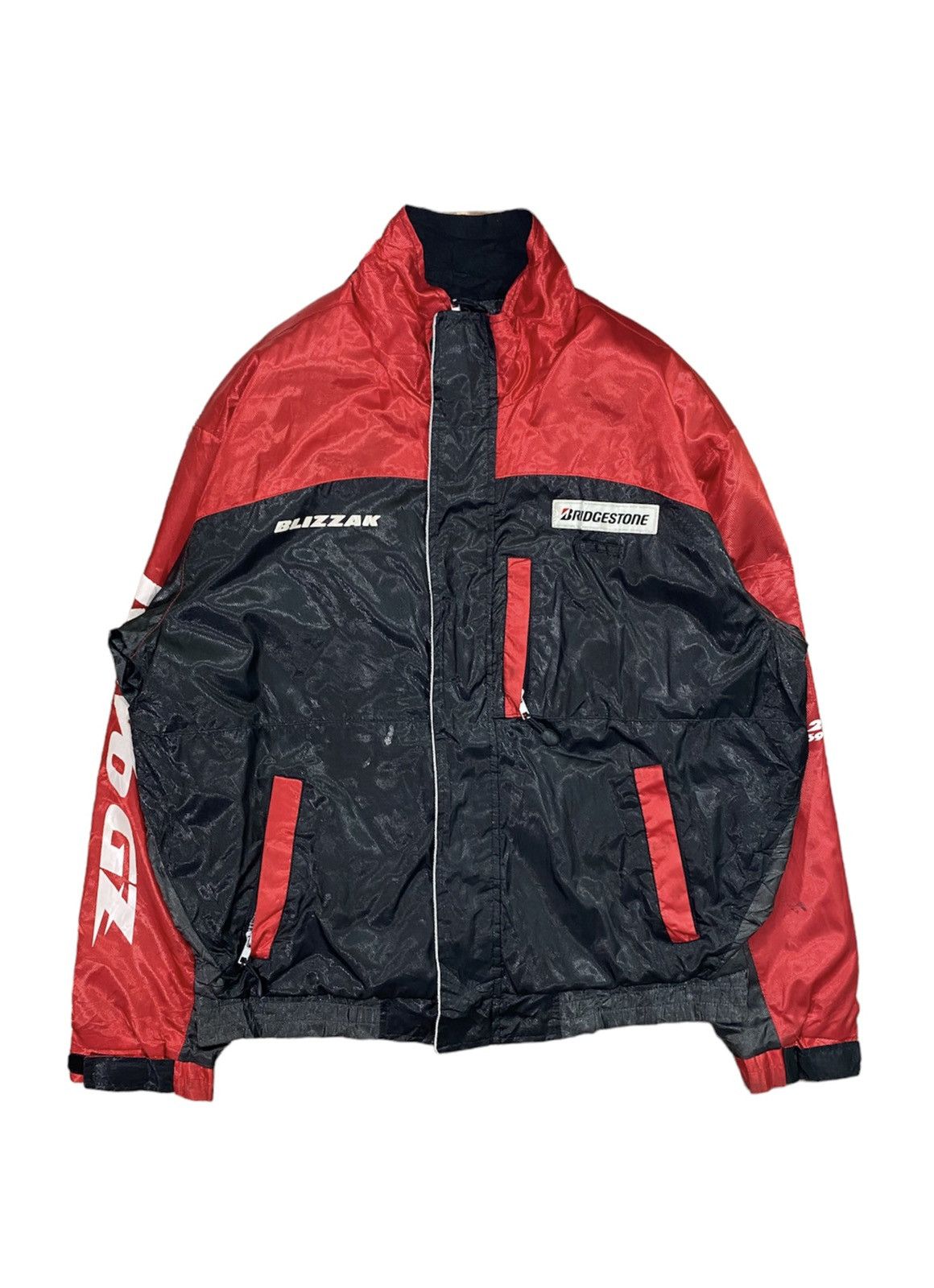 Vintage Vintage 90s Bridgestone X Blizzak Racing Jacket Size L Size US L / EU 52-54 / 3 - 1 Thumbnail
