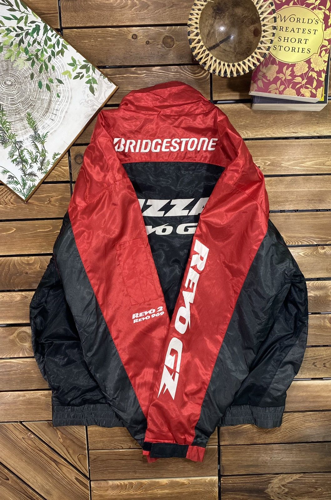 Vintage Vintage 90s Bridgestone X Blizzak Racing Jacket Size L Size US L / EU 52-54 / 3 - 11 Thumbnail