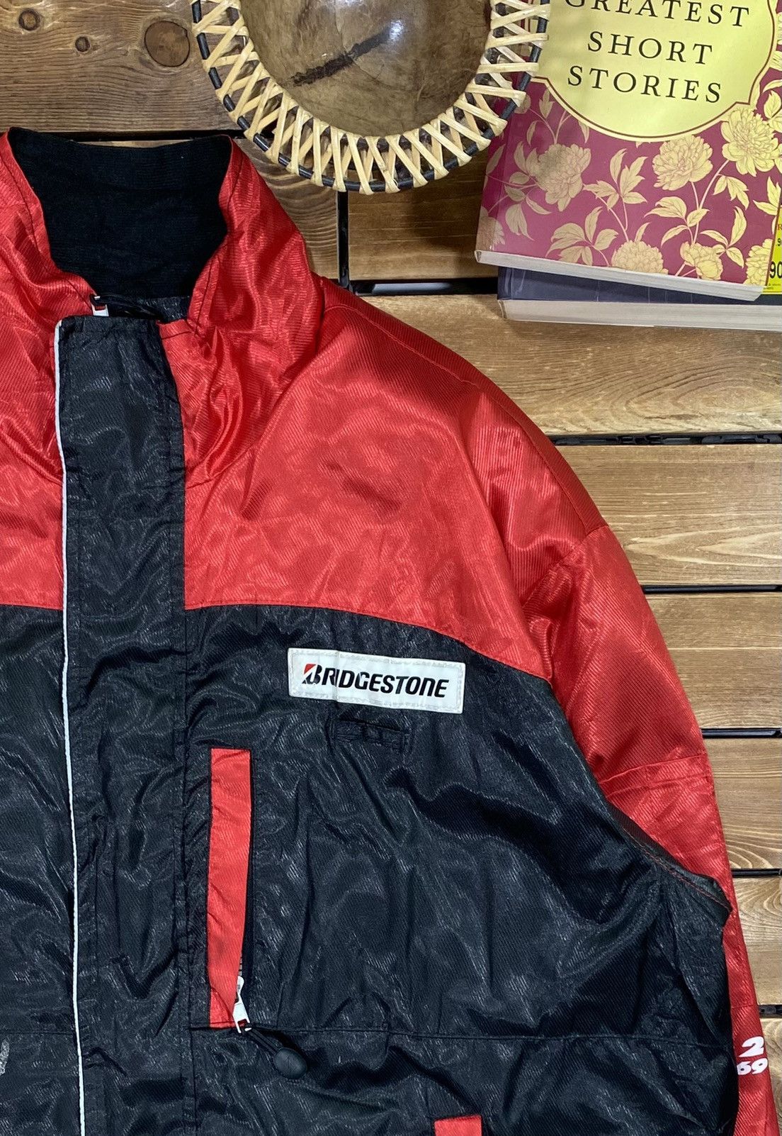 Vintage Vintage 90s Bridgestone X Blizzak Racing Jacket Size L Size US L / EU 52-54 / 3 - 5 Thumbnail