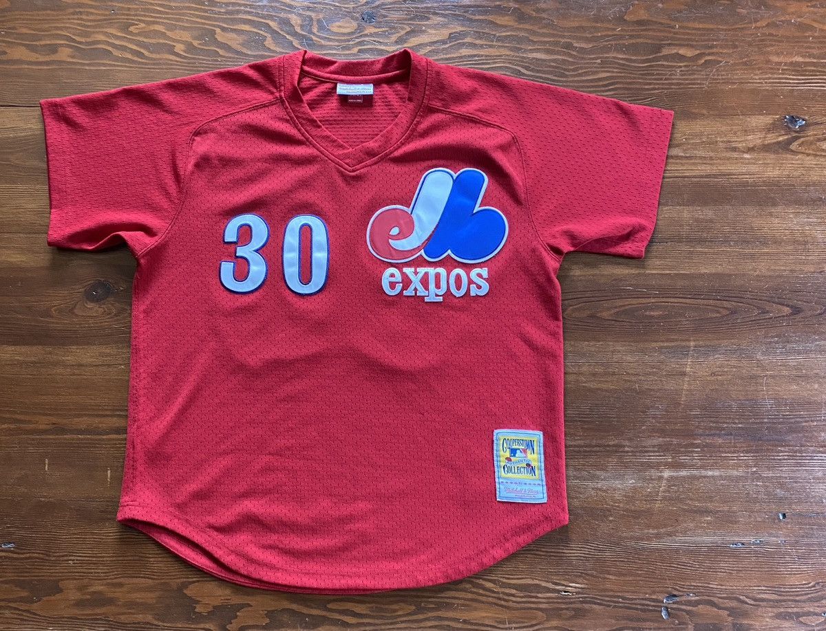 Mitchell & Ness, Shirts, Montreal Expos Tim Raines Mitchell And Ness  Jersey