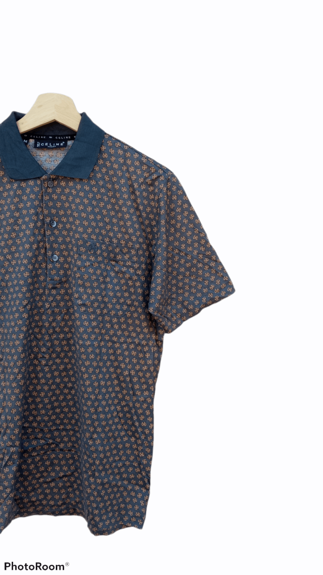 Celine 🔥🔥Vintage Celine Full Print Polo T-Shirt Size US M / EU 48-50 / 2 - 4 Thumbnail