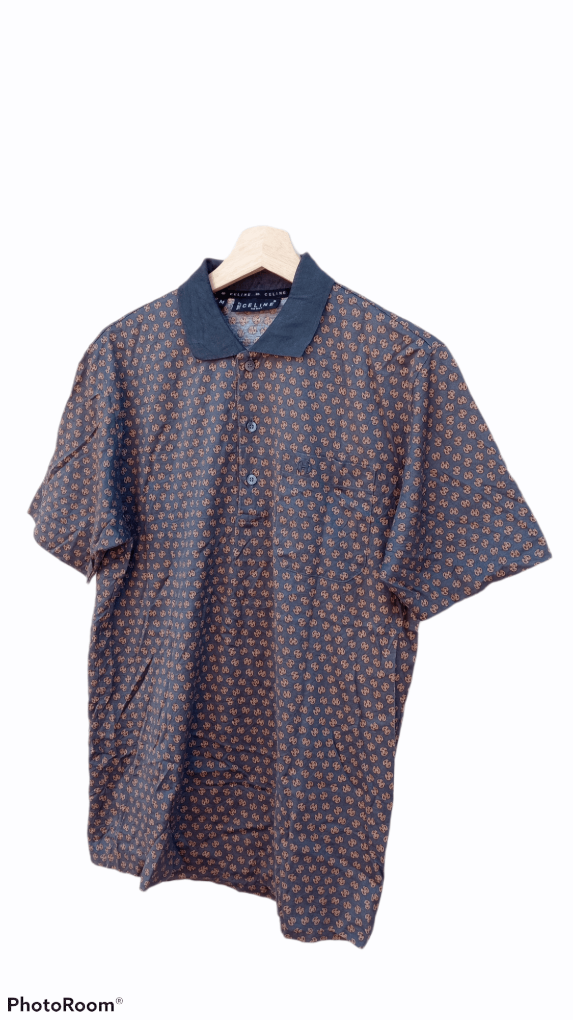 Celine 🔥🔥Vintage Celine Full Print Polo T-Shirt Size US M / EU 48-50 / 2 - 3 Thumbnail