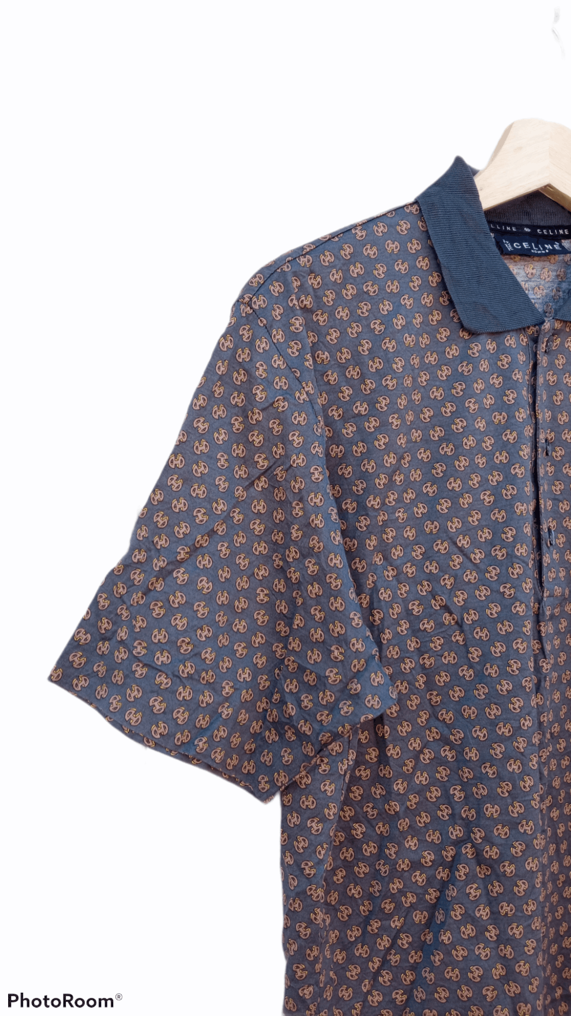Celine 🔥🔥Vintage Celine Full Print Polo T-Shirt Size US M / EU 48-50 / 2 - 11 Thumbnail