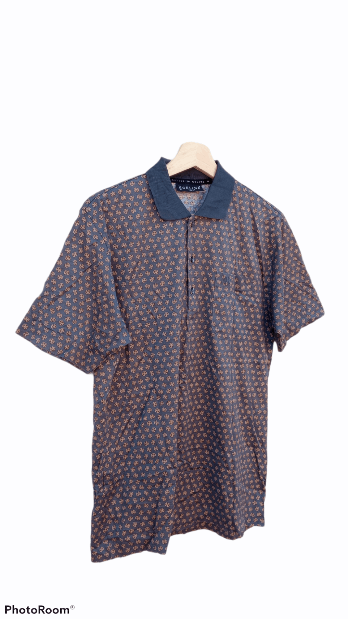 Celine 🔥🔥Vintage Celine Full Print Polo T-Shirt Size US M / EU 48-50 / 2 - 2 Thumbnail